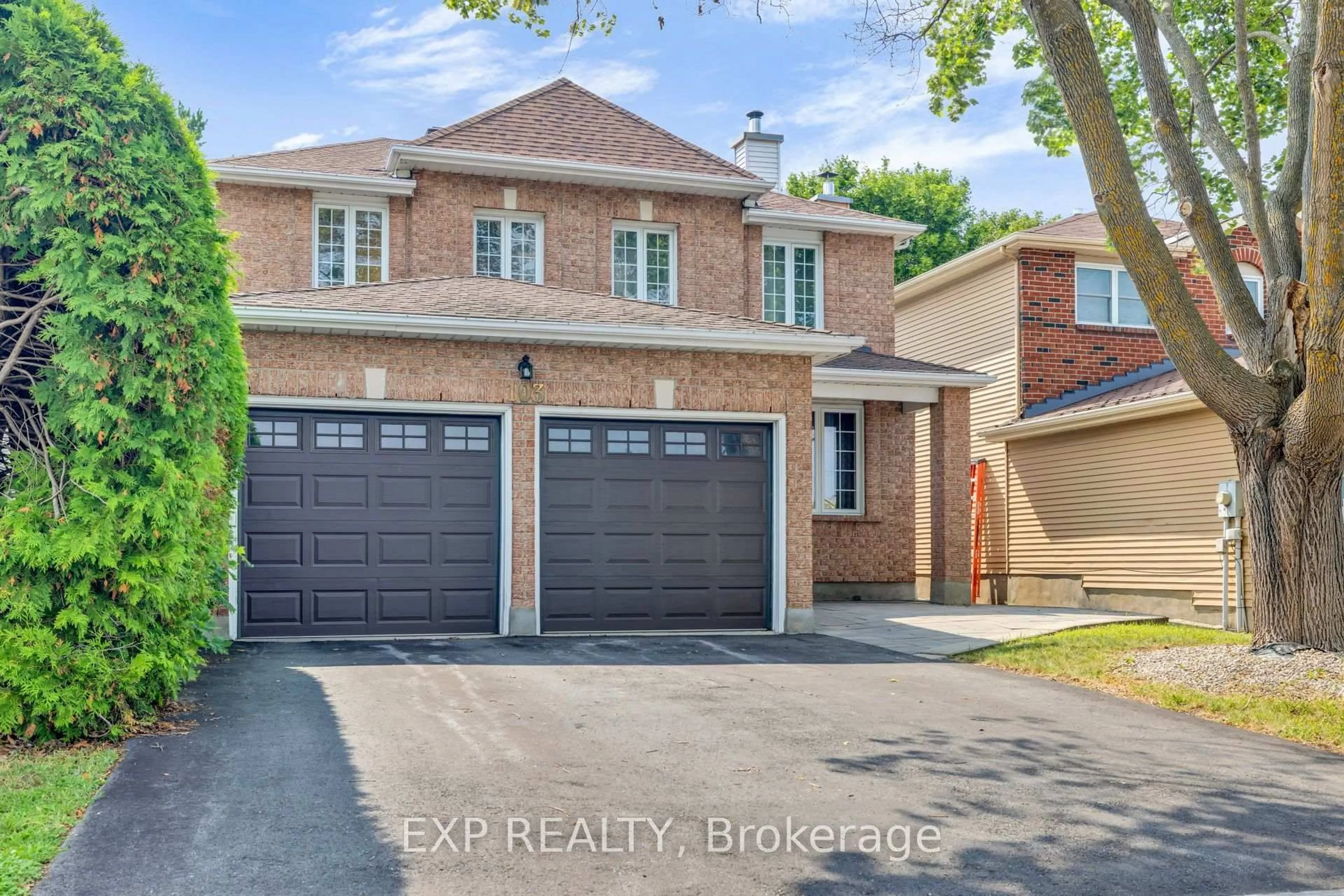 Home with brick exterior material, street for 103 FLAMBOROUGH Way, Ottawa Ontario K2K 2G1