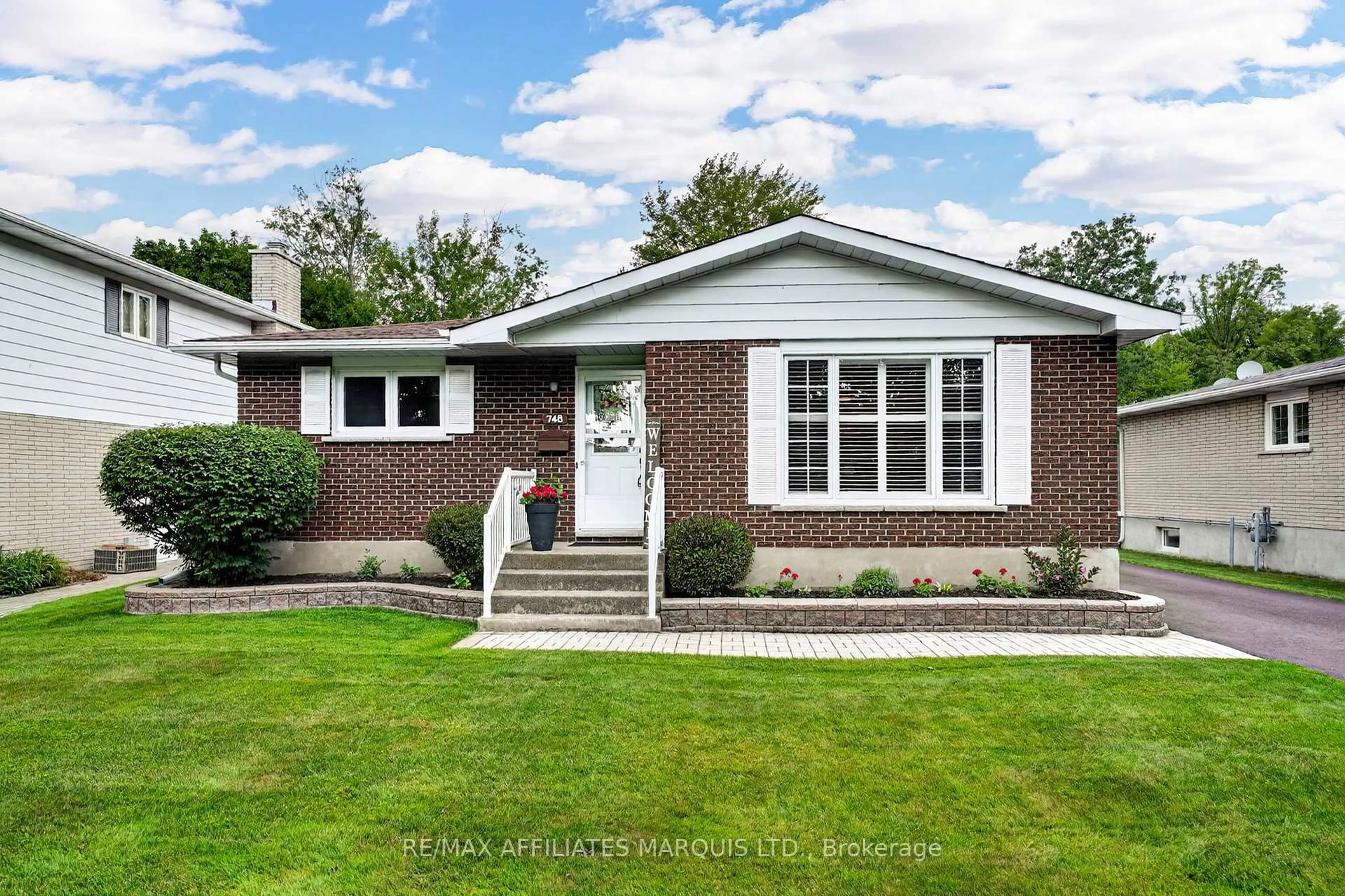 Home with brick exterior material, street for 748 Montcalm Crt, Cornwall Ontario K6H 6C3