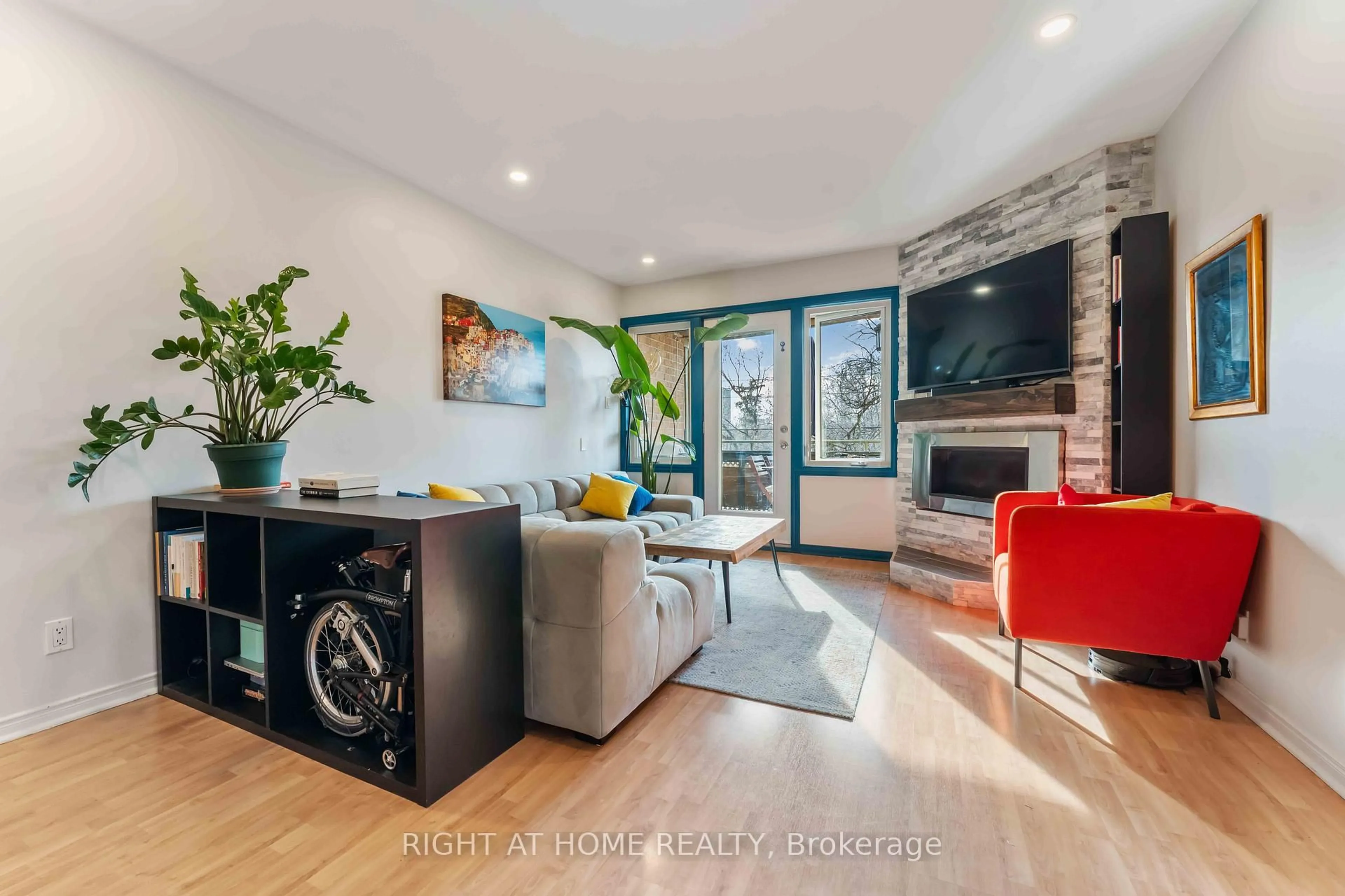 Living room with furniture, unknown for 2 Columbus Ave #6, Ottawa Ontario K1K 1R3