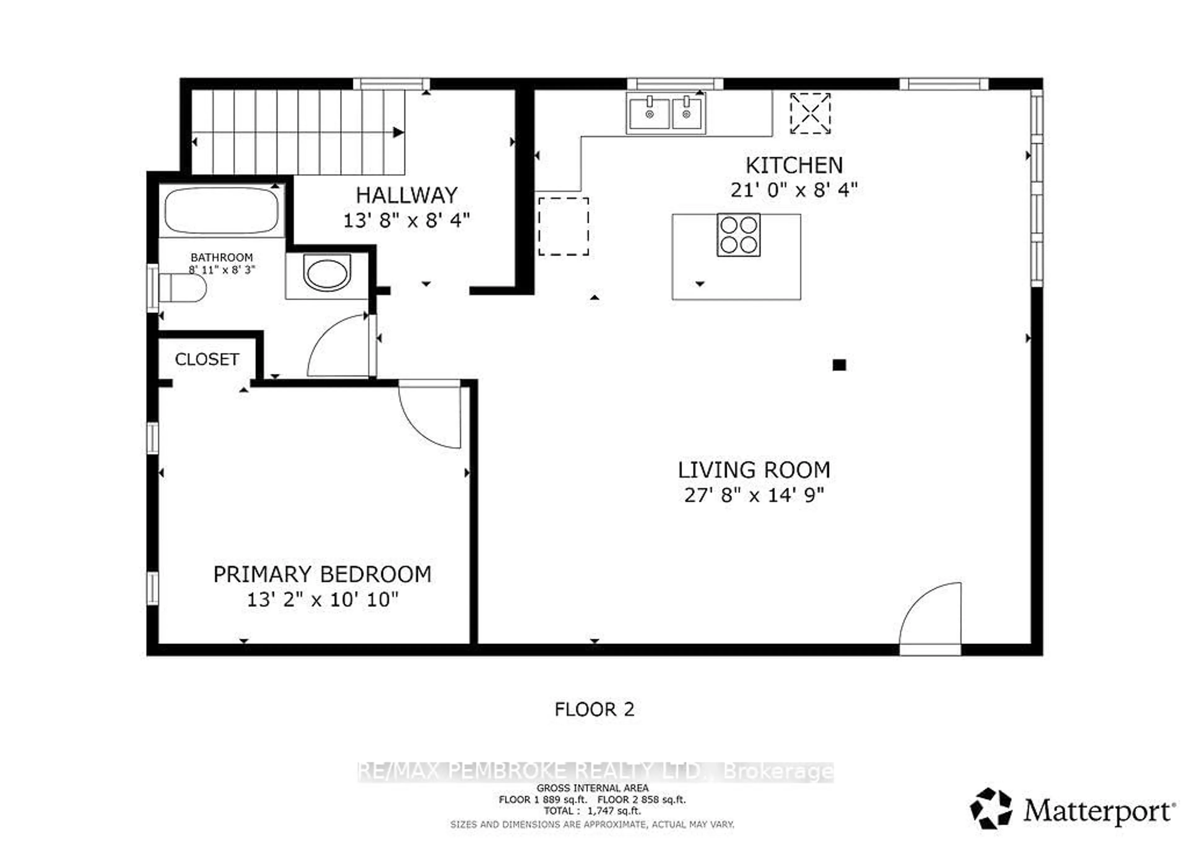 Floor plan for 634 Goldfinch Way, Stonecliffe Ontario K0J 2K0