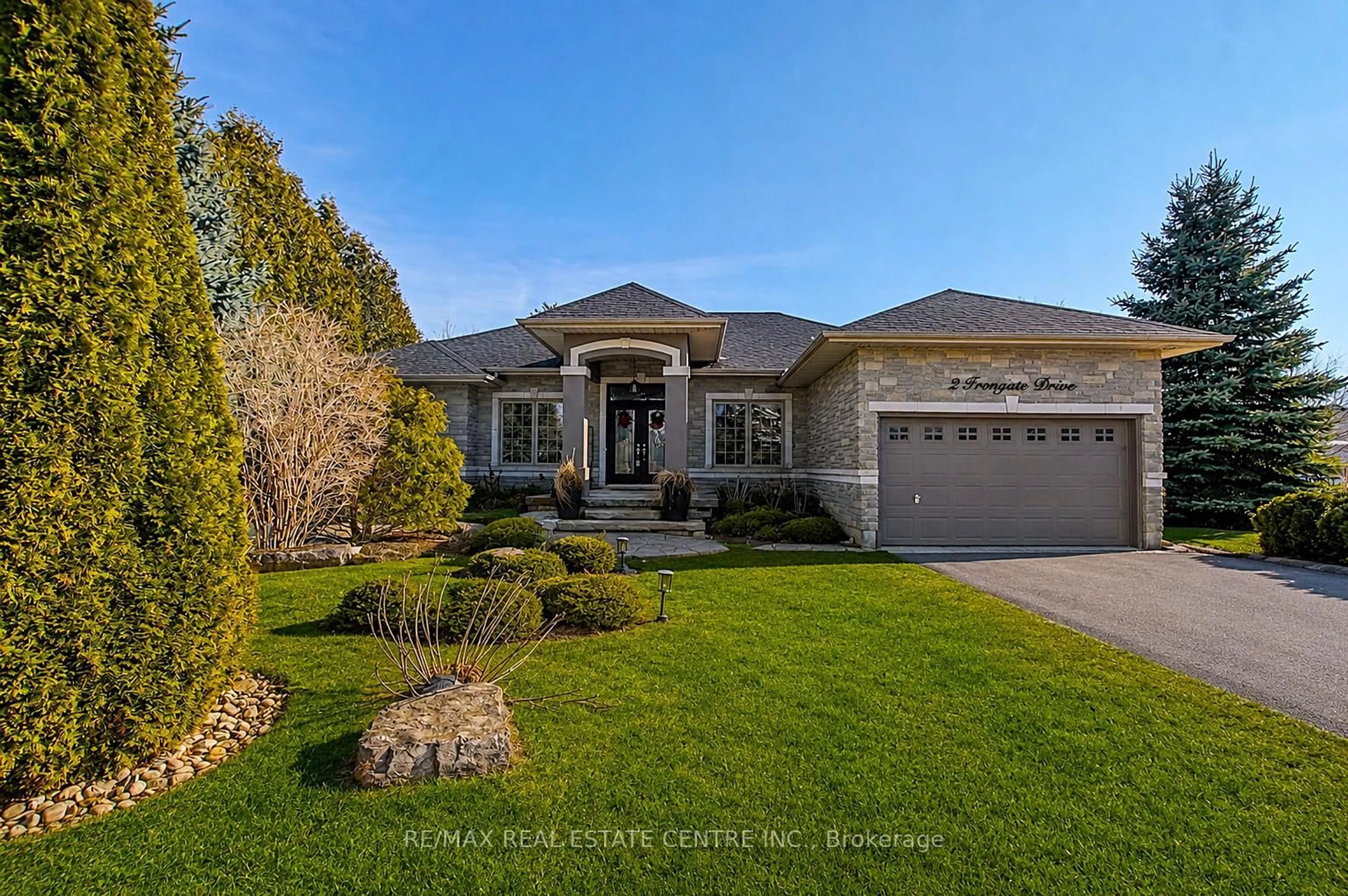 Home with brick exterior material, street for 2 Irongate Dr, Brant Ontario N3L 4G4