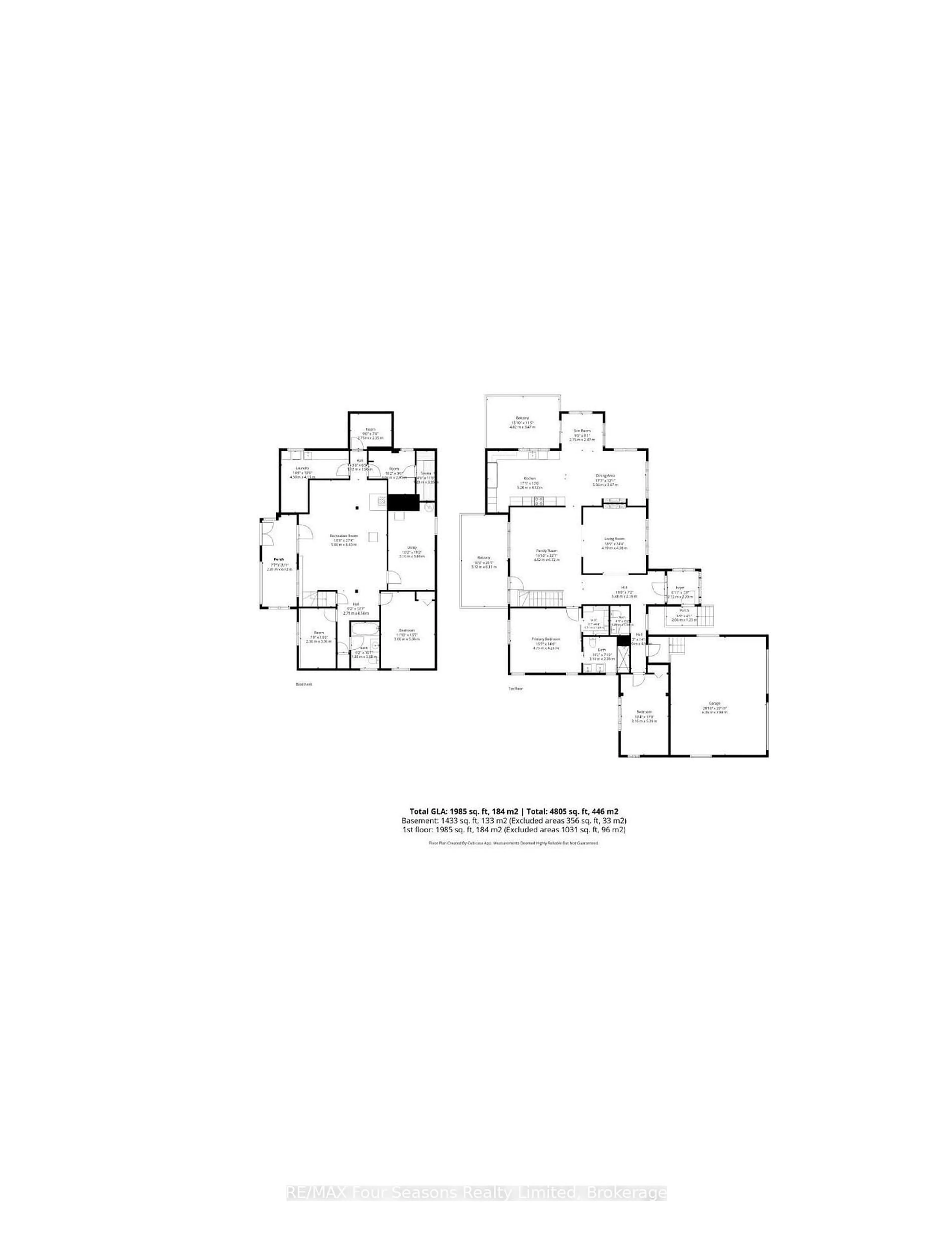 Floor plan for 728454 21st Sdrd, Blue Mountains Ontario N0H 1J0