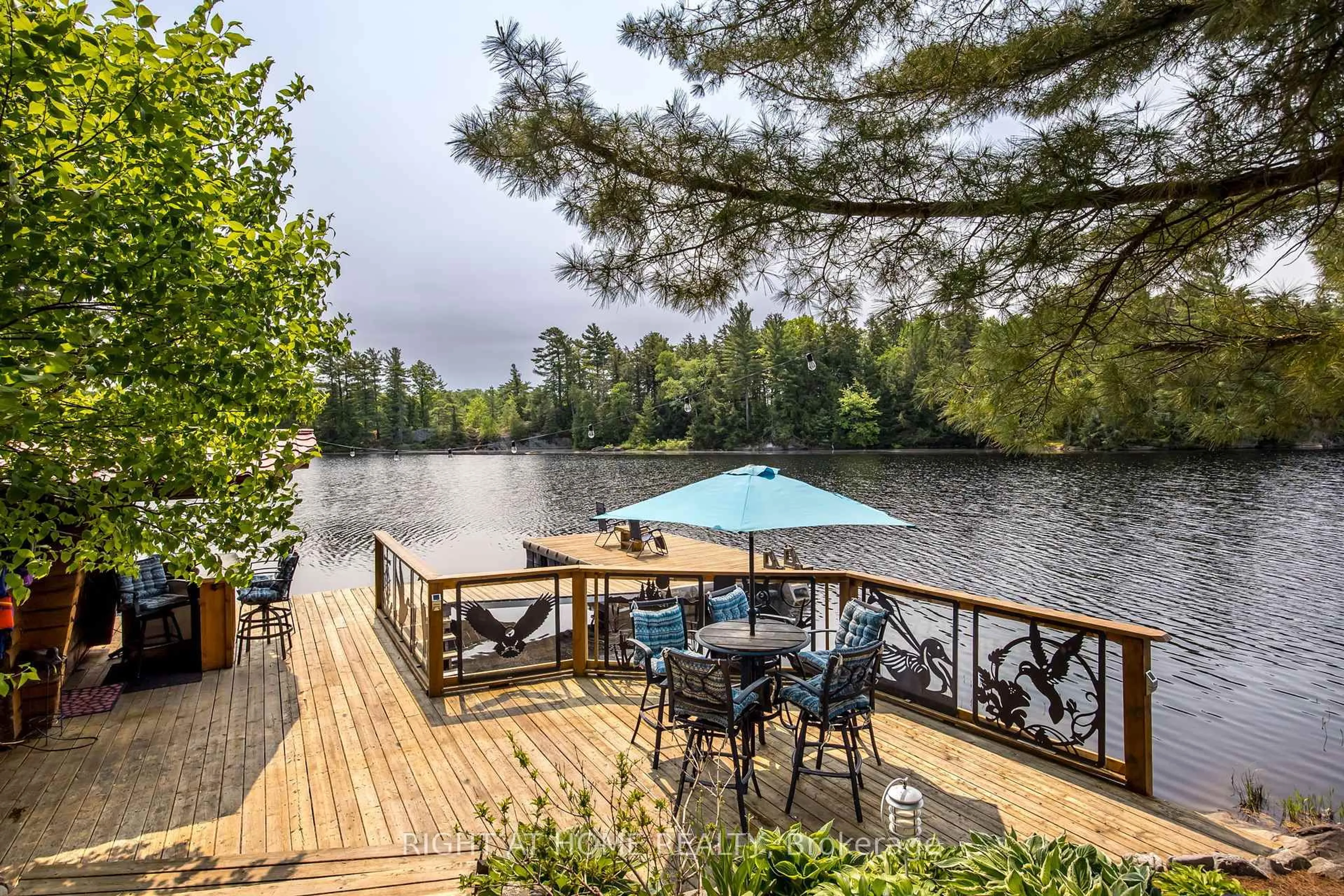 Patio, water/lake/river/ocean view for 235 LOCH ERNE Rd, McDougall Ontario P2A 2W7