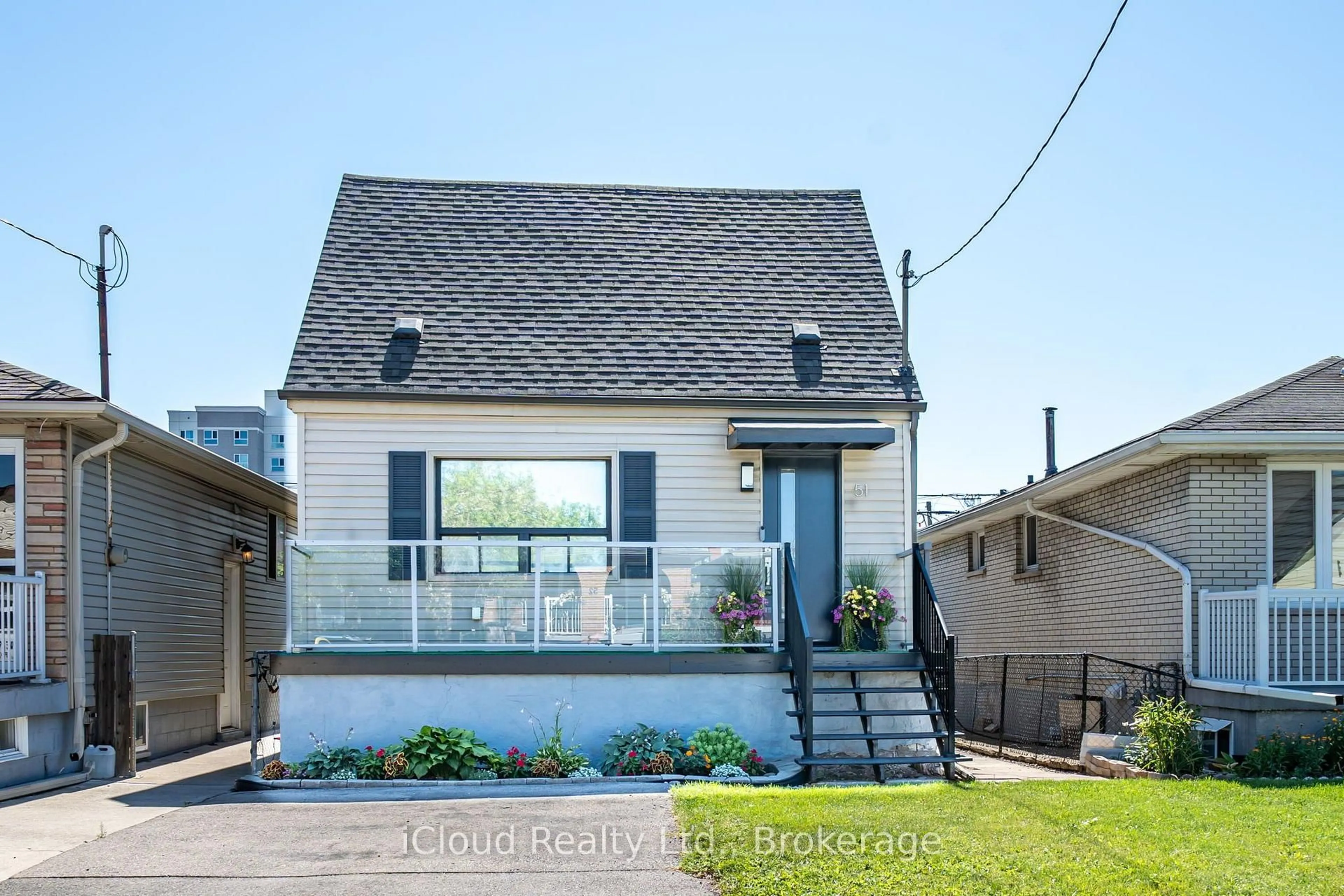 Home with vinyl exterior material, street for 51 Delena Ave, Hamilton Ontario L8H 1B7