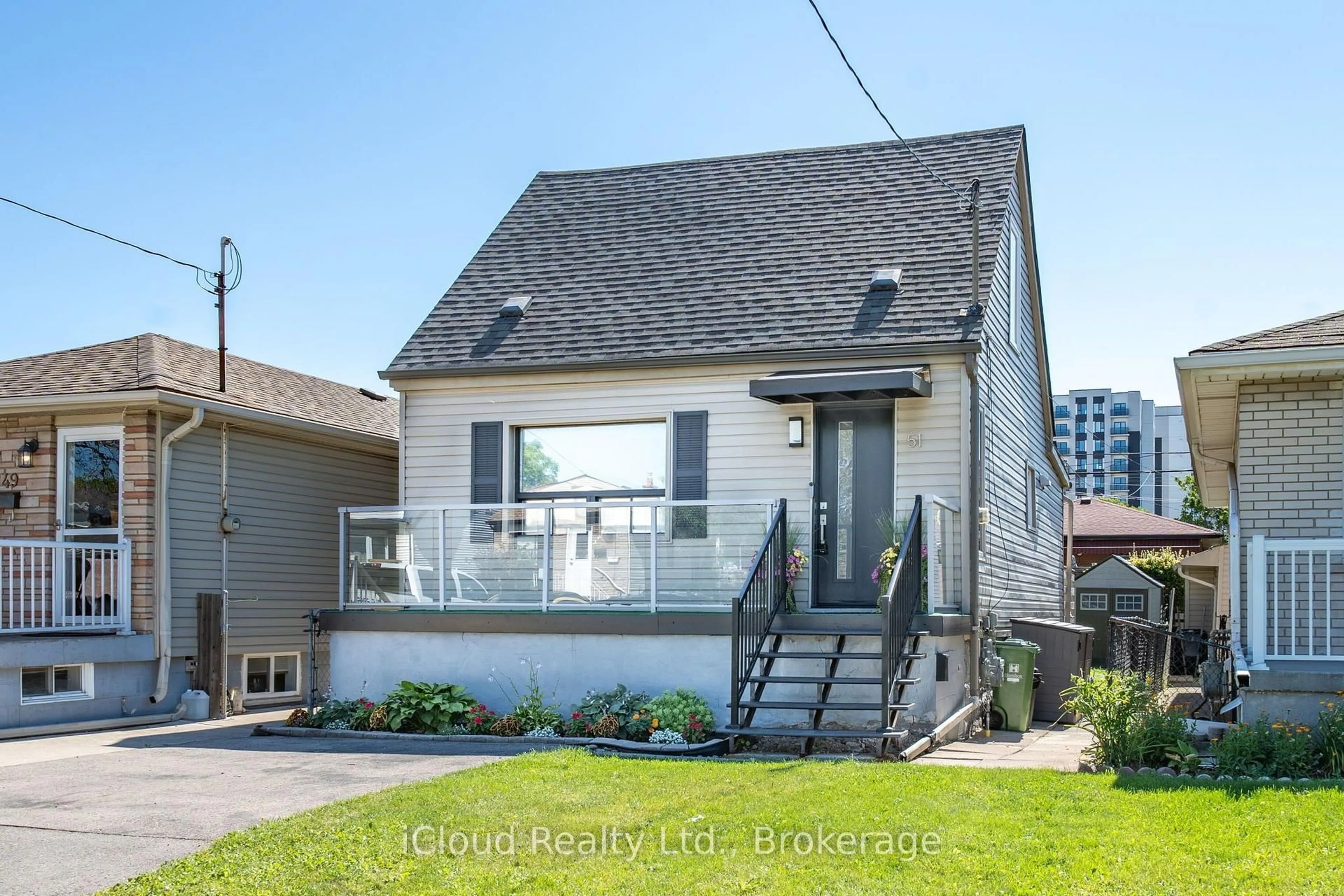 Home with vinyl exterior material, street for 51 Delena Ave, Hamilton Ontario L8H 1B7