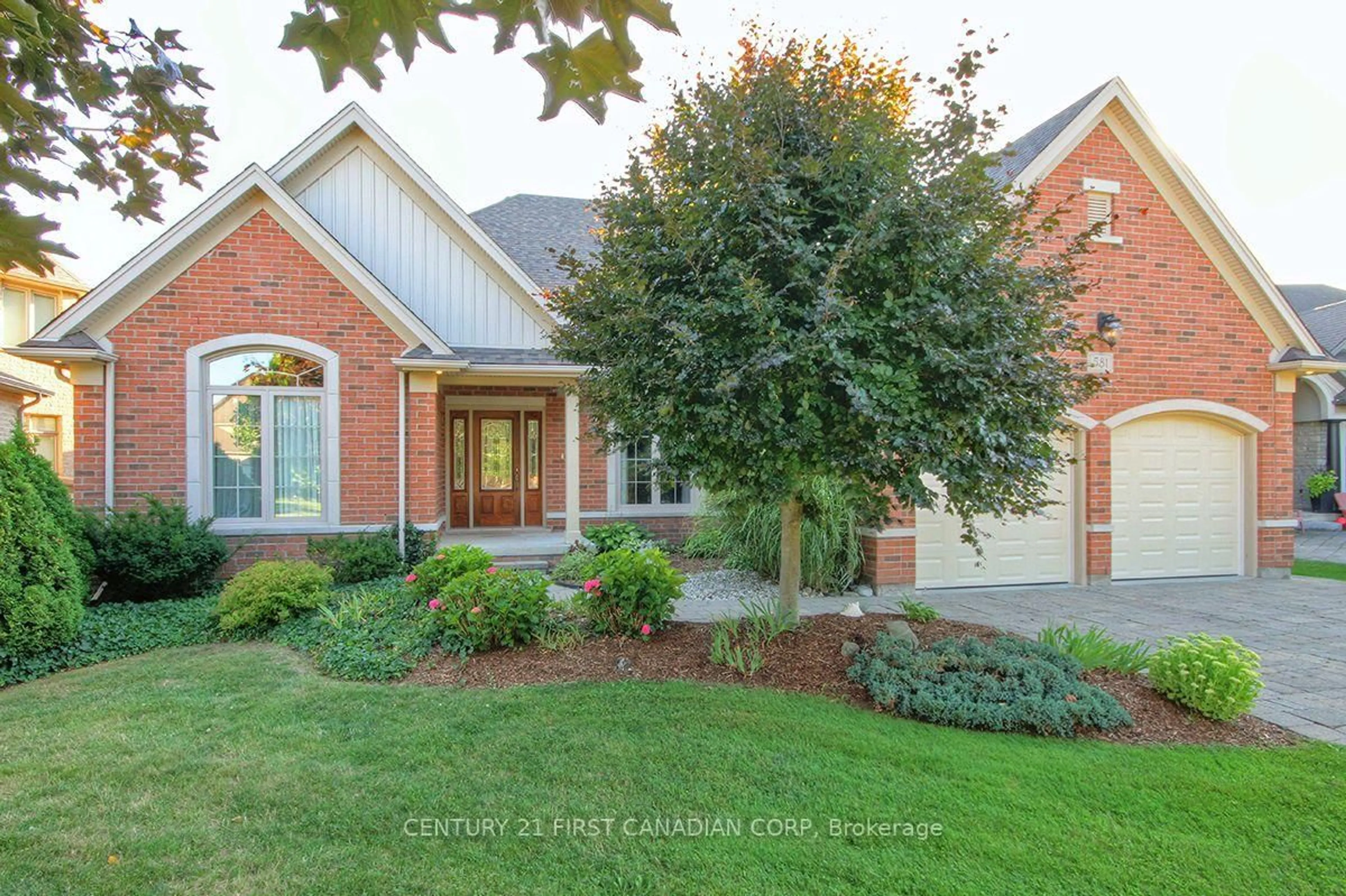 Home with brick exterior material, street for 581 Plane Tree Dr, London North Ontario N6G 5M7