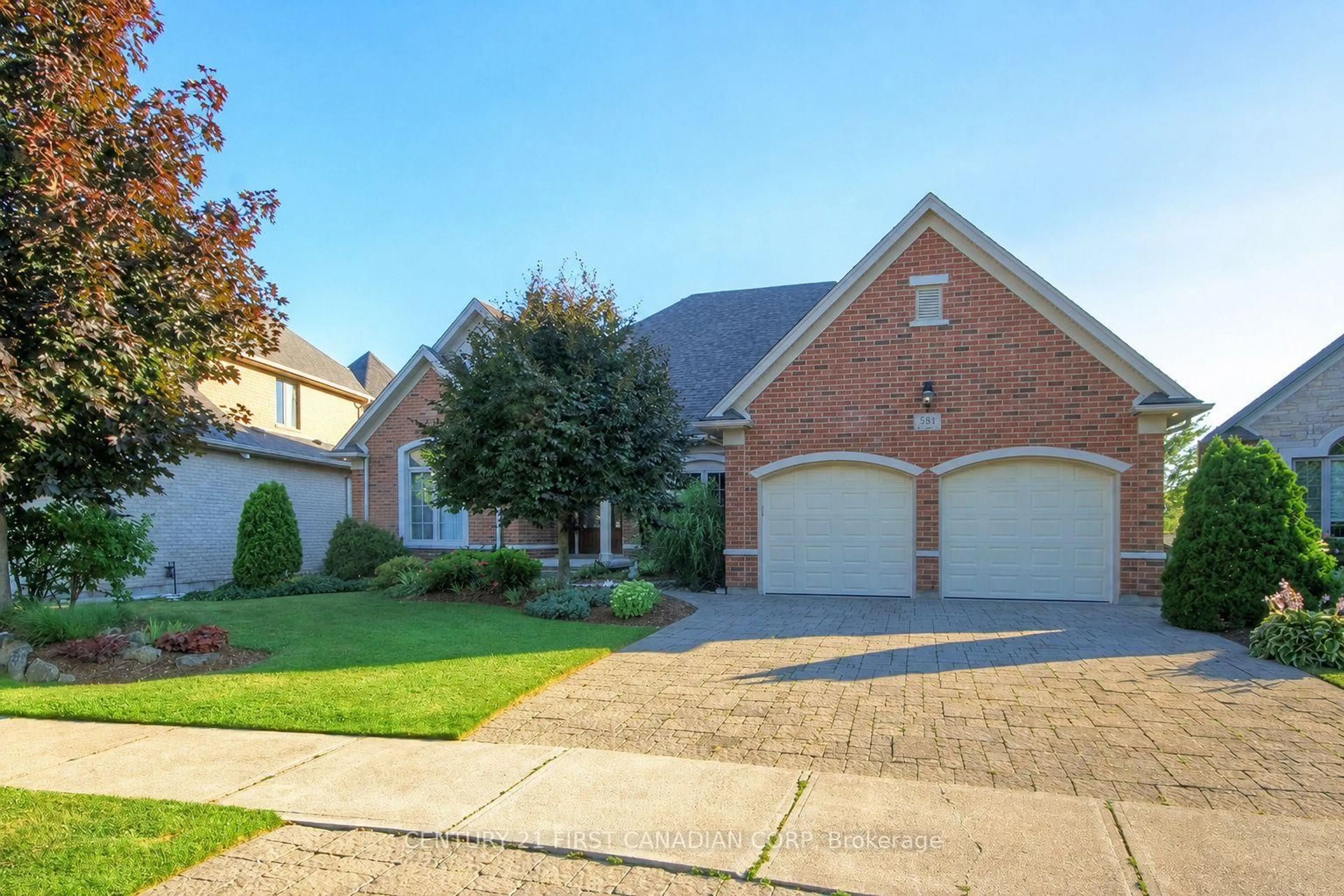 Home with brick exterior material, street for 581 Plane Tree Dr, London North Ontario N6G 5M7