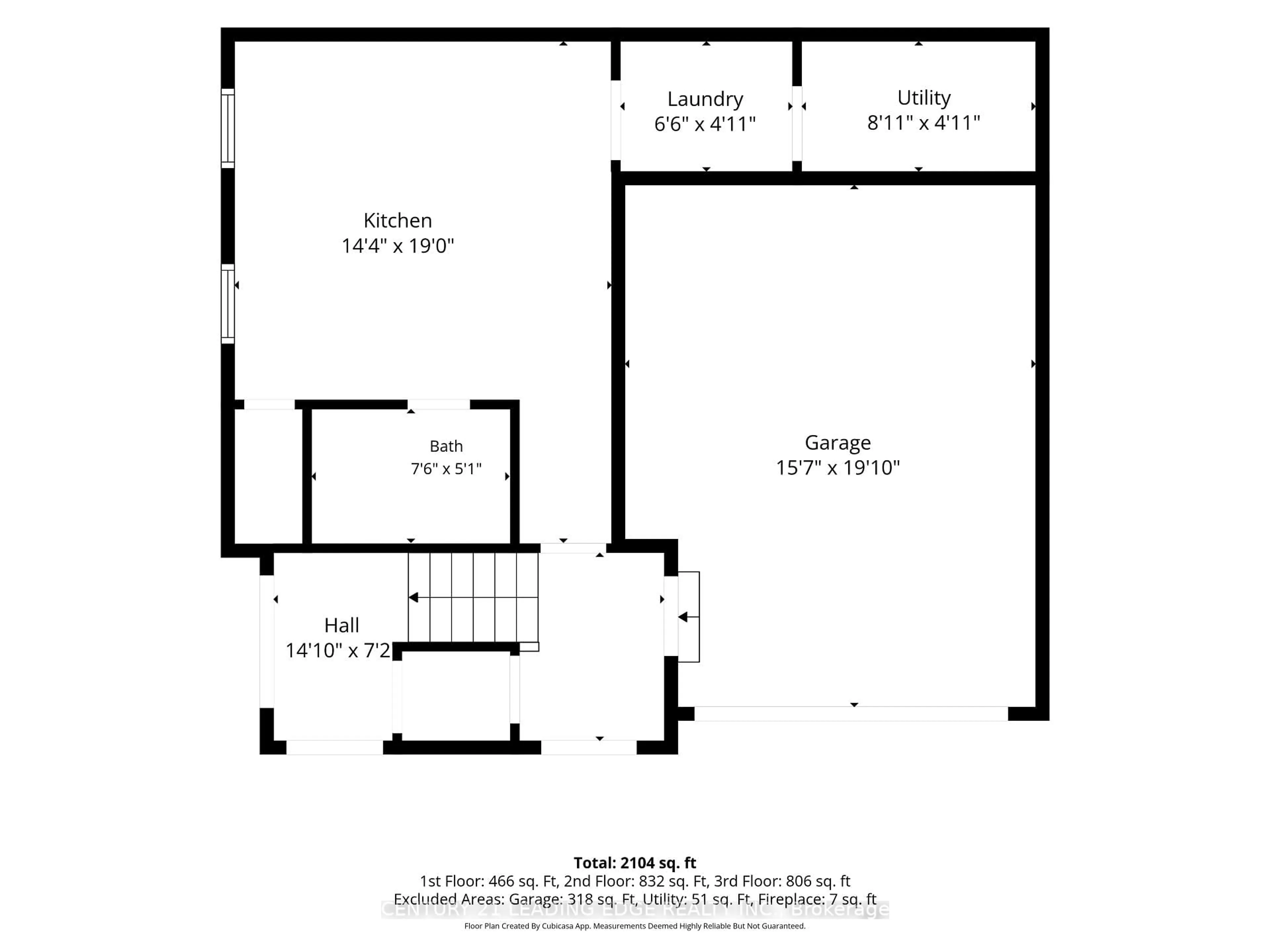 Floor plan for 67 Bradley St, St. Catharines Ontario L2T 1R5
