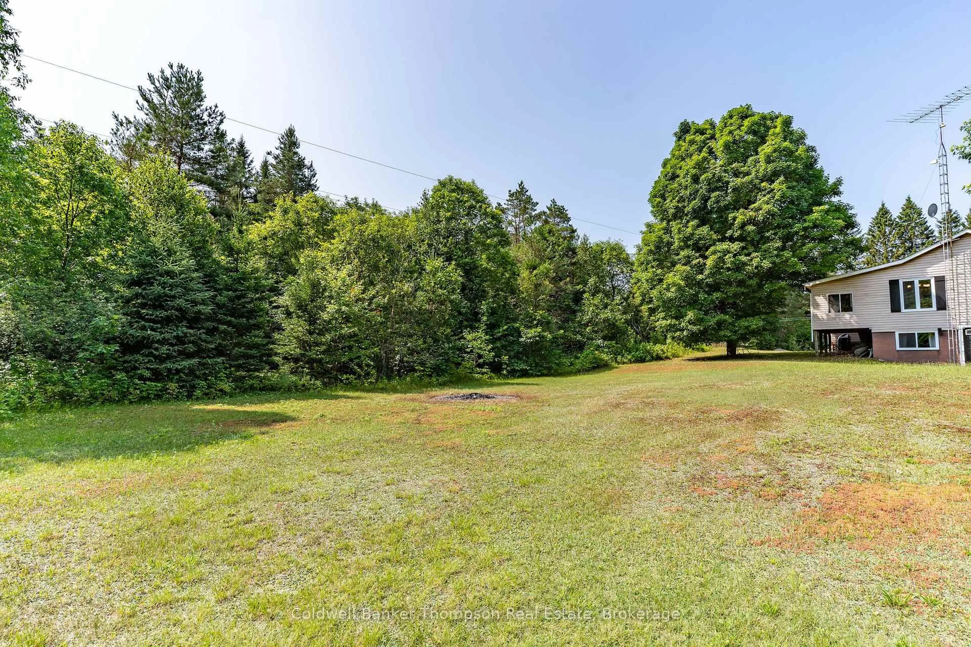 A pic from outside/outdoor area/front of a property/back of a property/a pic from drone, forest/trees view for 245 James Camp Rd, Burk's Falls Ontario P0A 1C0