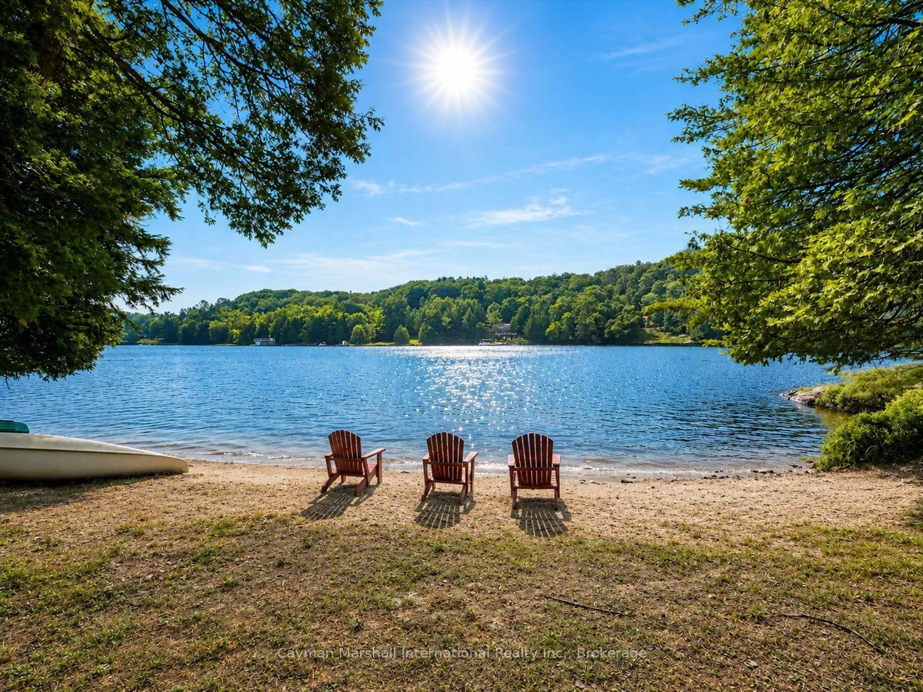 Patio, water/lake/river/ocean view for 2/3-1030 Raven Hill Rd, Lake of Bays Ontario P0A 1H0