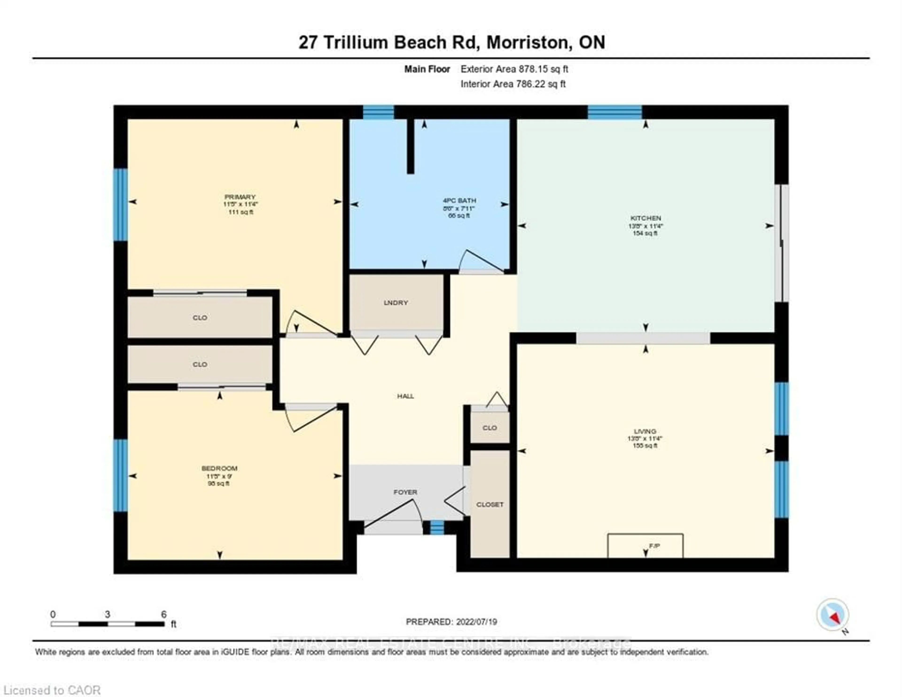 Floor plan for 27 Trillium Beach Pvt Dr, Puslinch Ontario N0B 2J0