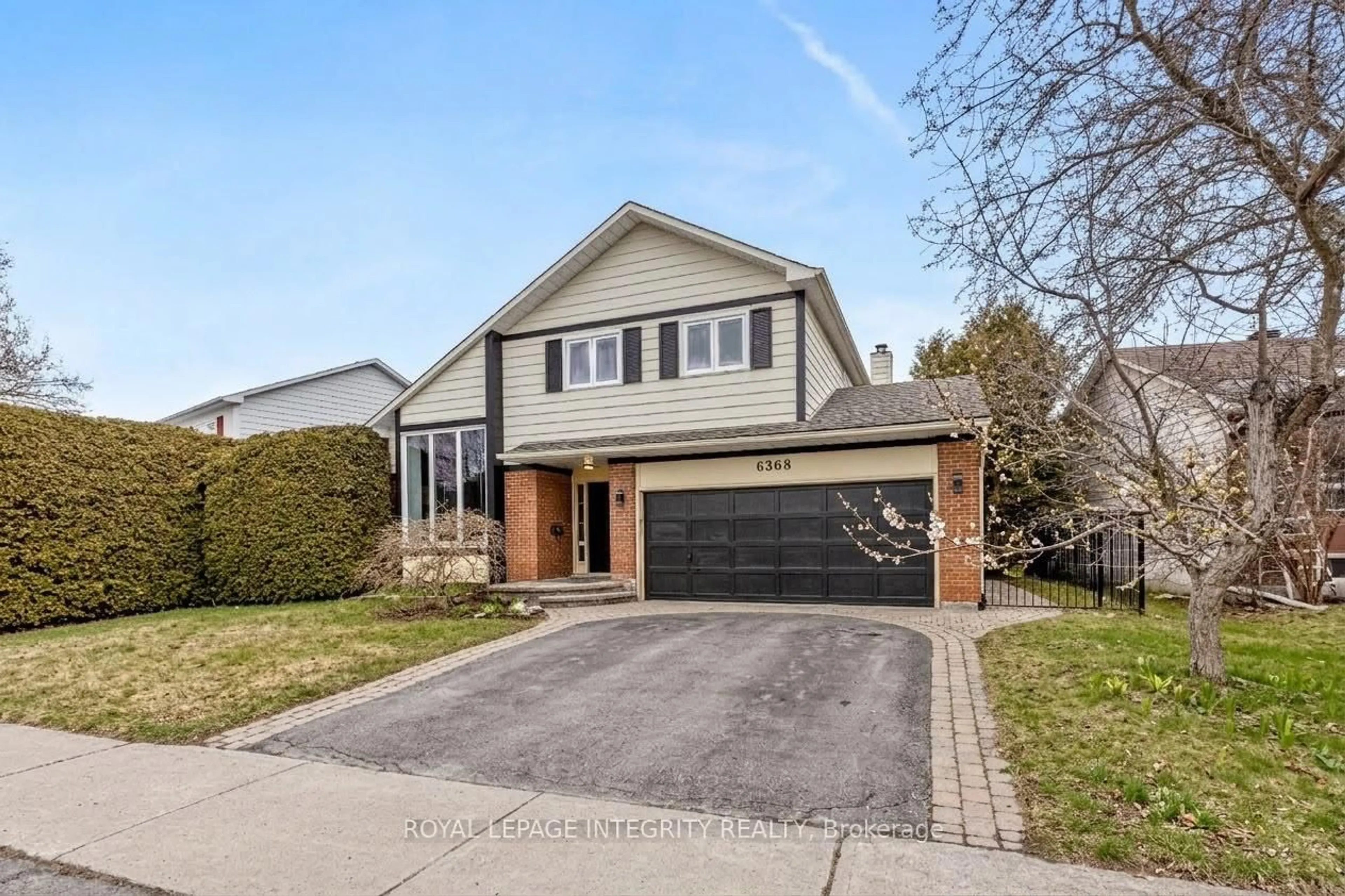 Home with brick exterior material, street for 6368 Viseneau Dr, Orleans Ontario K1C 2J2