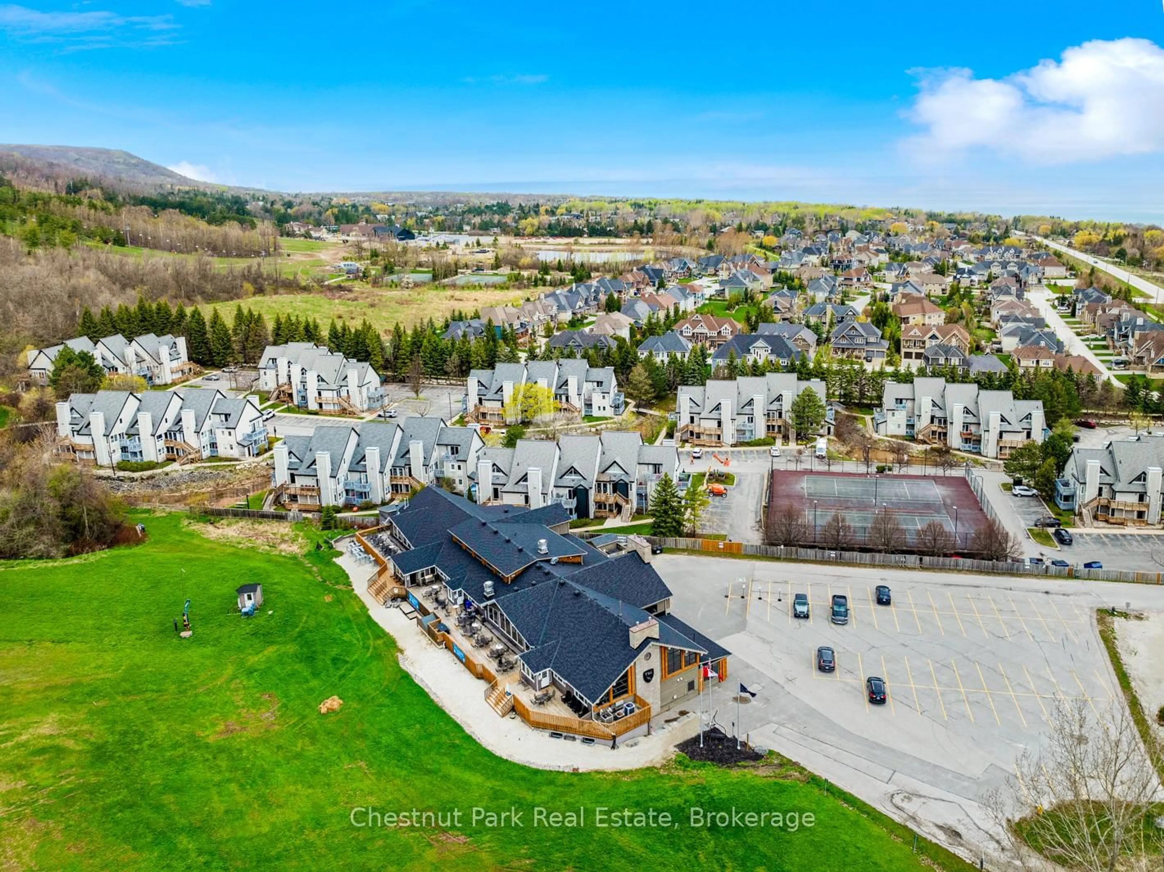 A pic from outside/outdoor area/front of a property/back of a property/a pic from drone, mountain view for 796468 Grey Road 19 #406, Blue Mountains Ontario L9Y 0N6
