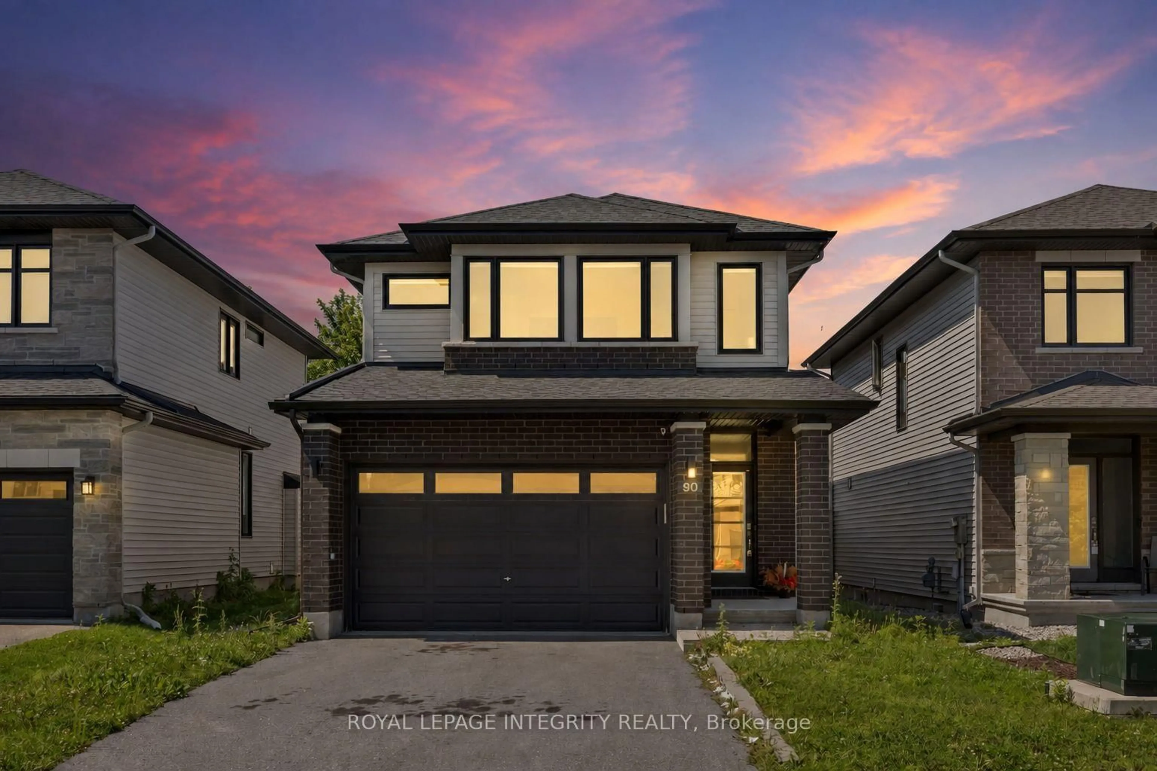 Home with brick exterior material, street for 90 Palfrey Way, Ottawa Ontario K2V 0B3