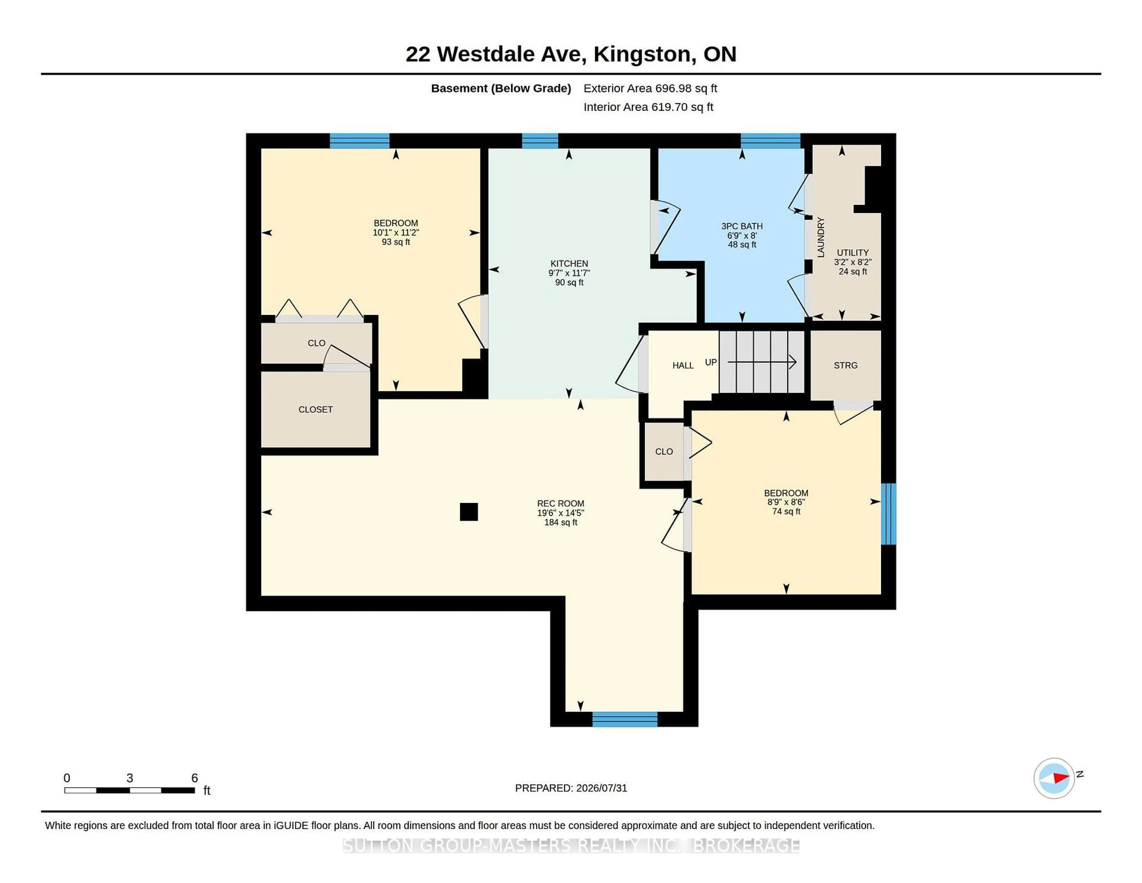 Floor plan for 22 Westdale Ave, Kingston Ontario K7L 4R9