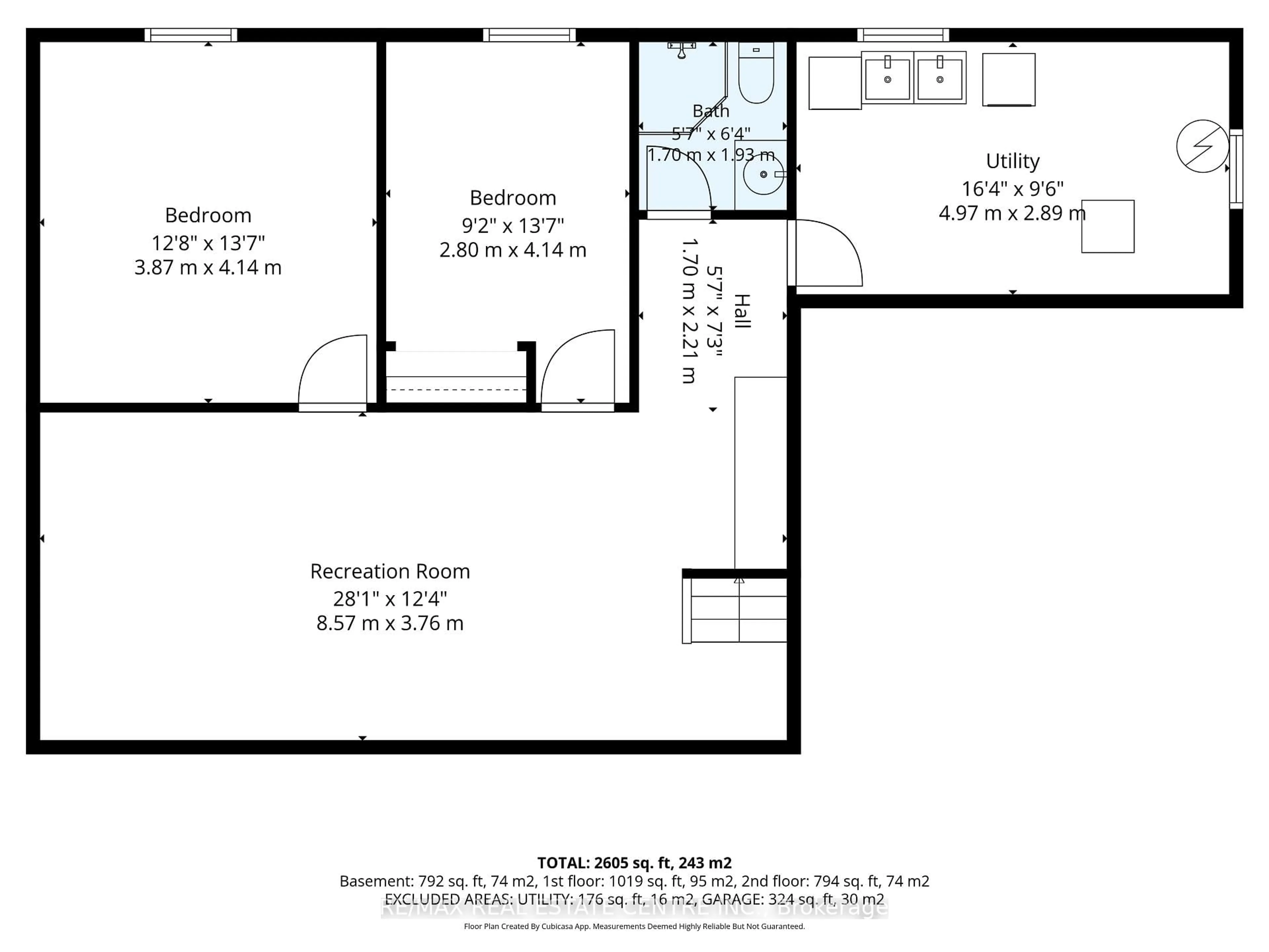 Floor plan for 127 Michener Cres, Kitchener Ontario N2A 3V3
