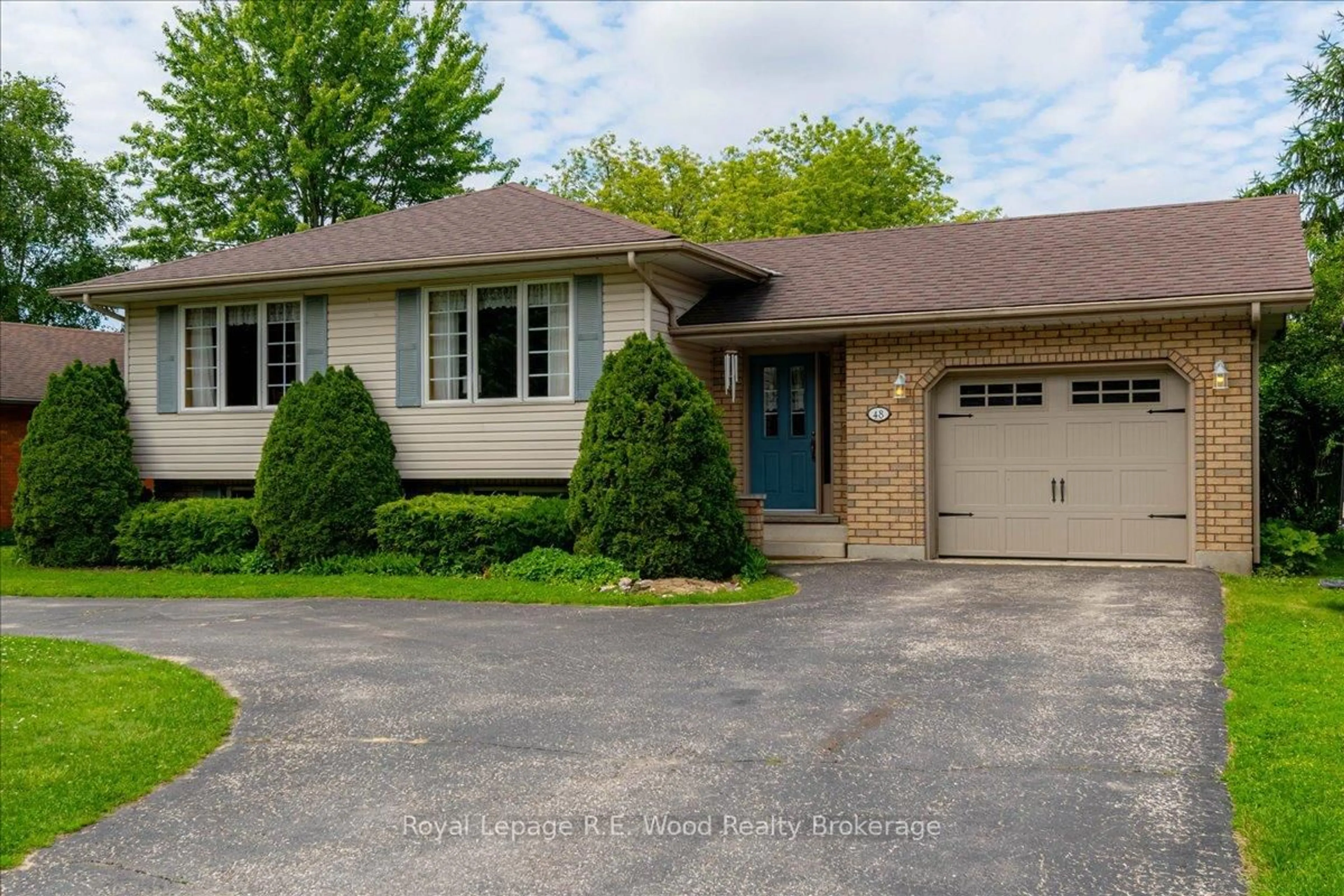 Home with brick exterior material, street for 48 Allen St, Tillsonburg Ontario N4G 4X8