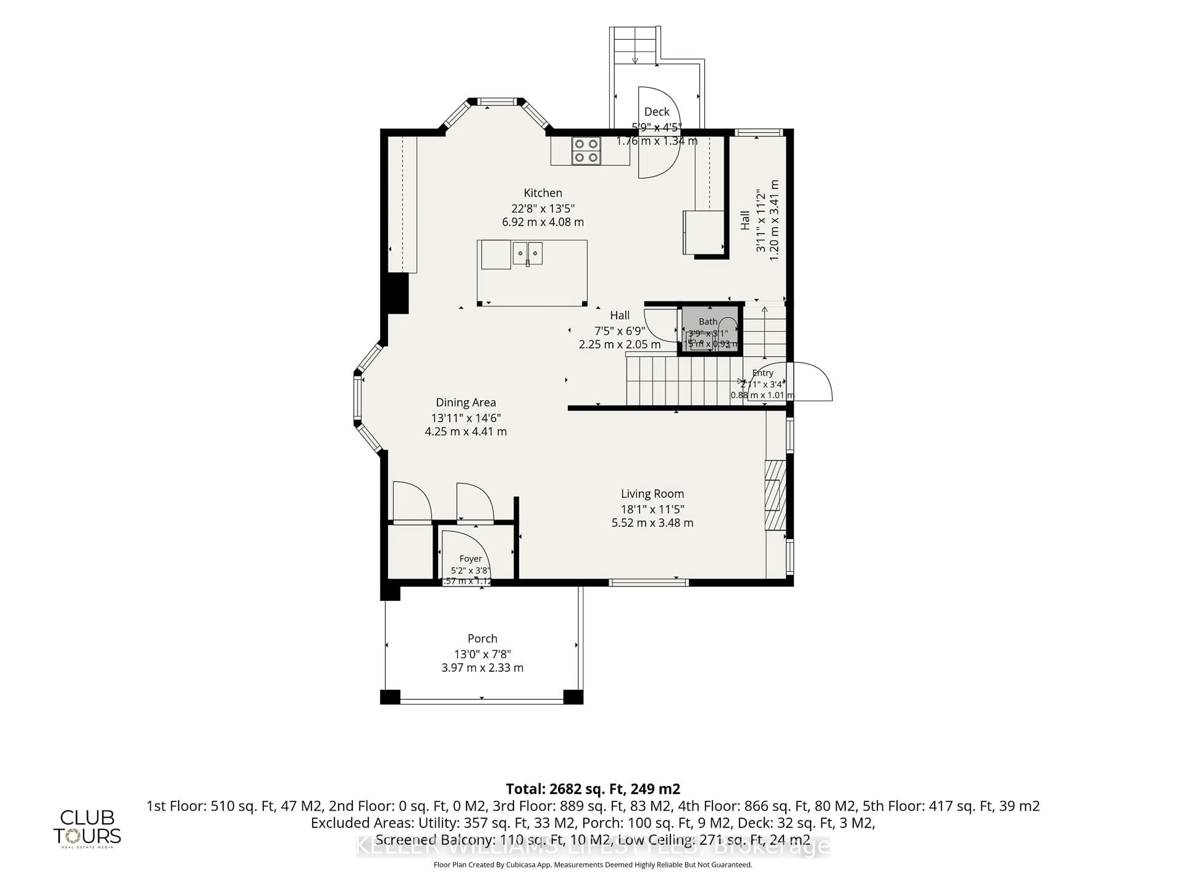 Floor plan for 203 Cheapside St, London East Ontario N6A 1Z9