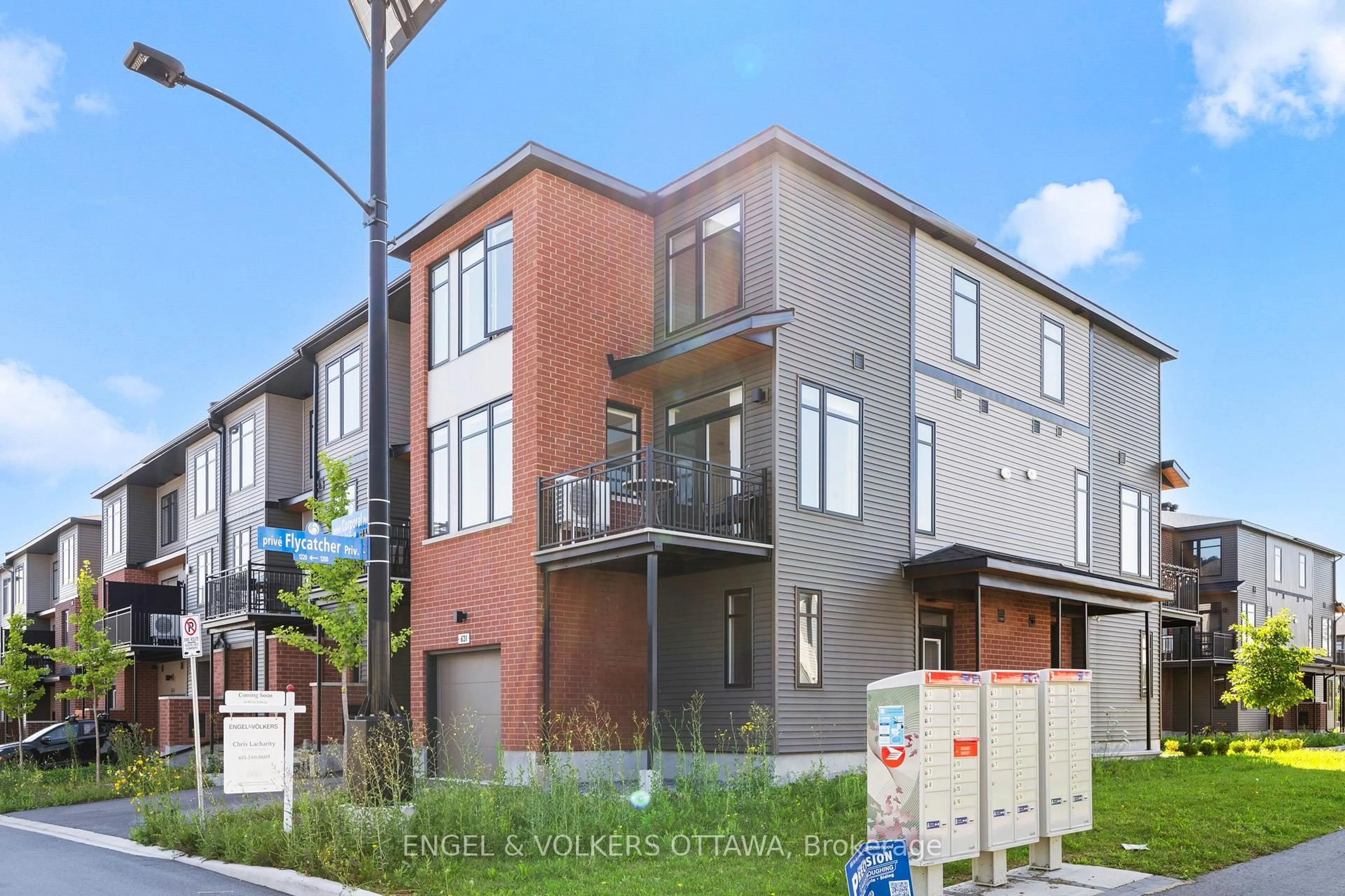 Home with brick exterior material, street for 631 Corporal Private, Ottawa Ontario K1X 0M7