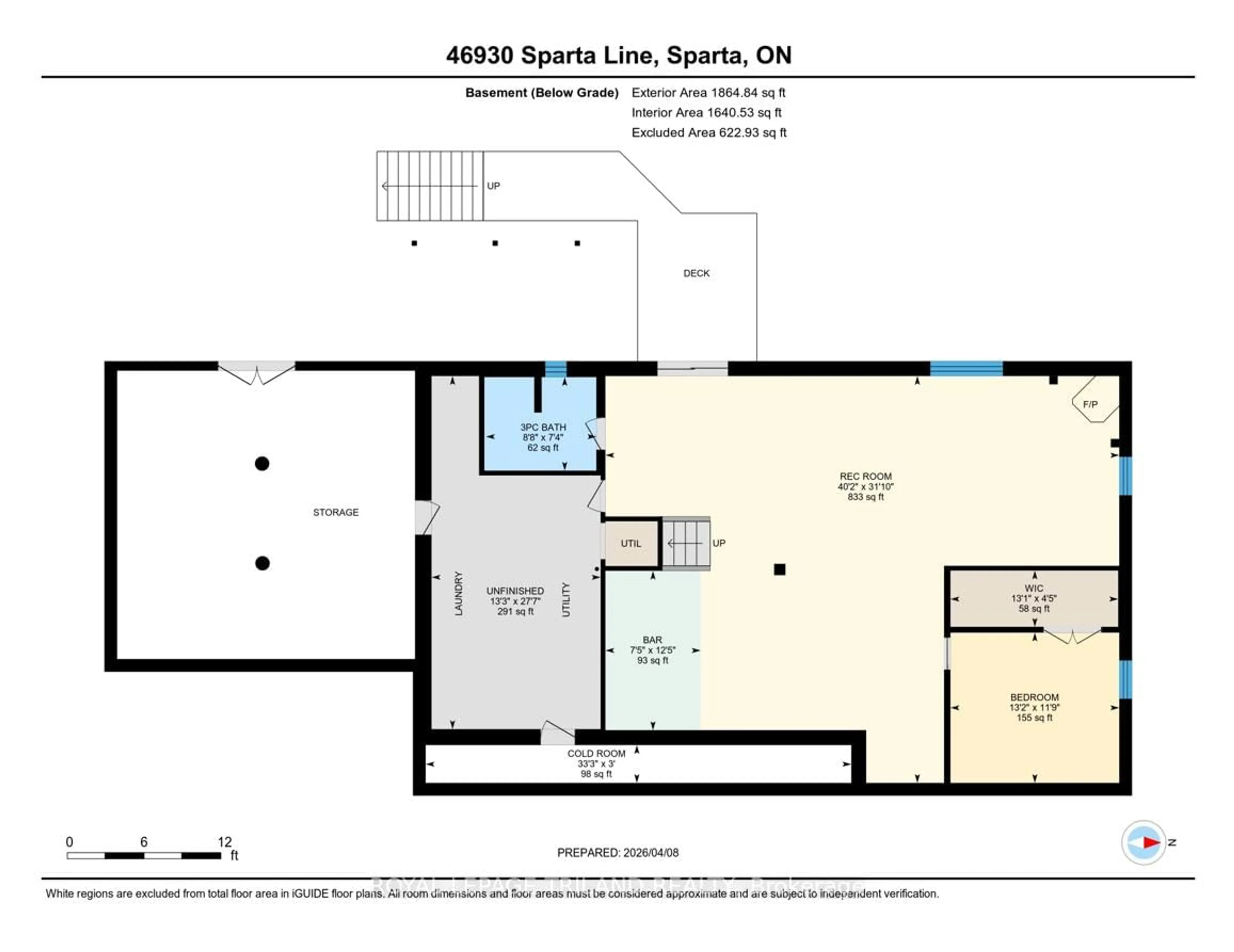 Floor plan for 46930 Sparta Line, Central Elgin Ontario N0L 2H0
