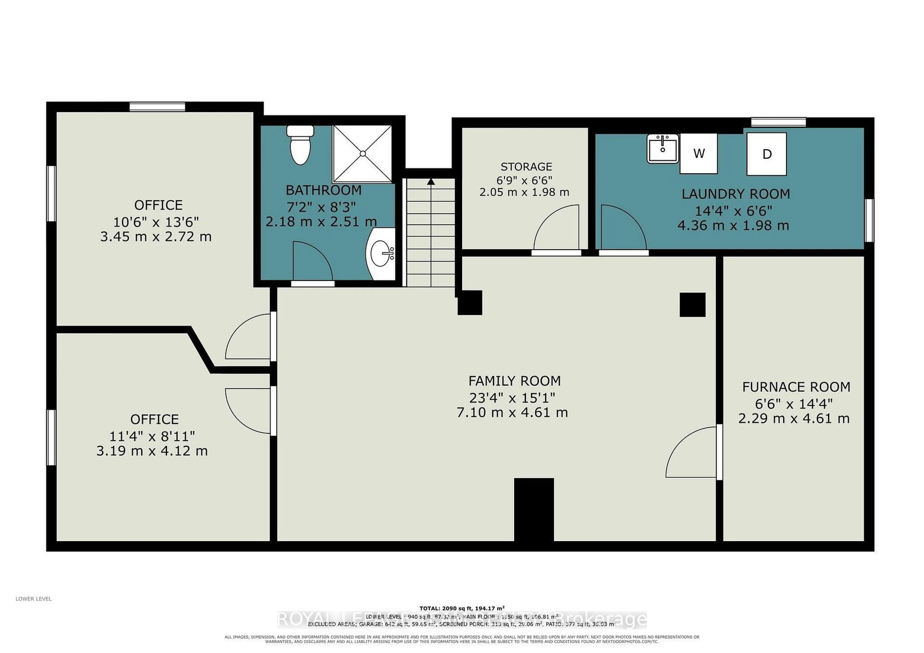 Floor plan for 2477 Merivale Rd, Ottawa Ontario K2C 3H1