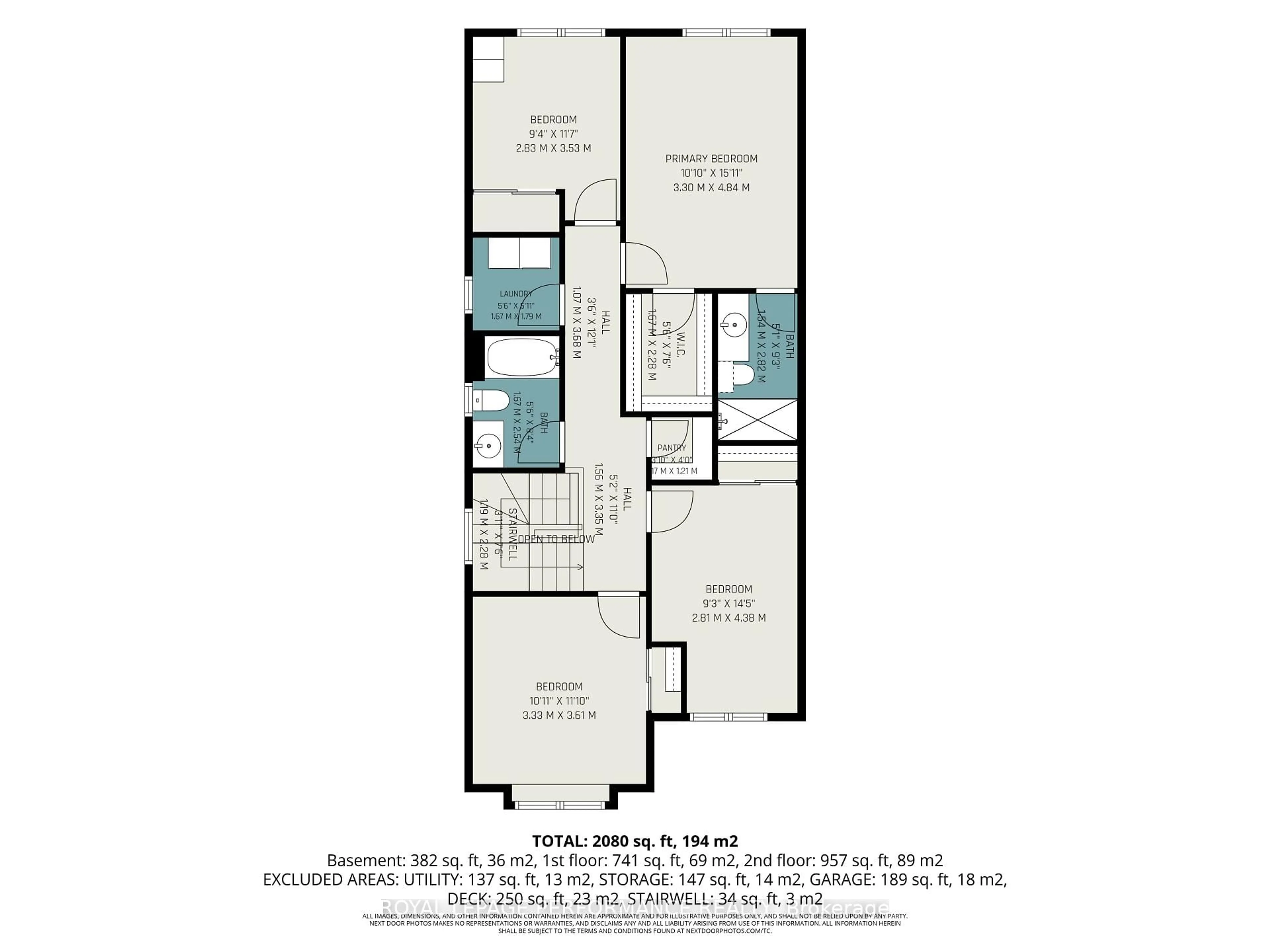 Floor plan for 341 Willow Aster Circ, Orleans Ontario K4A 1C6