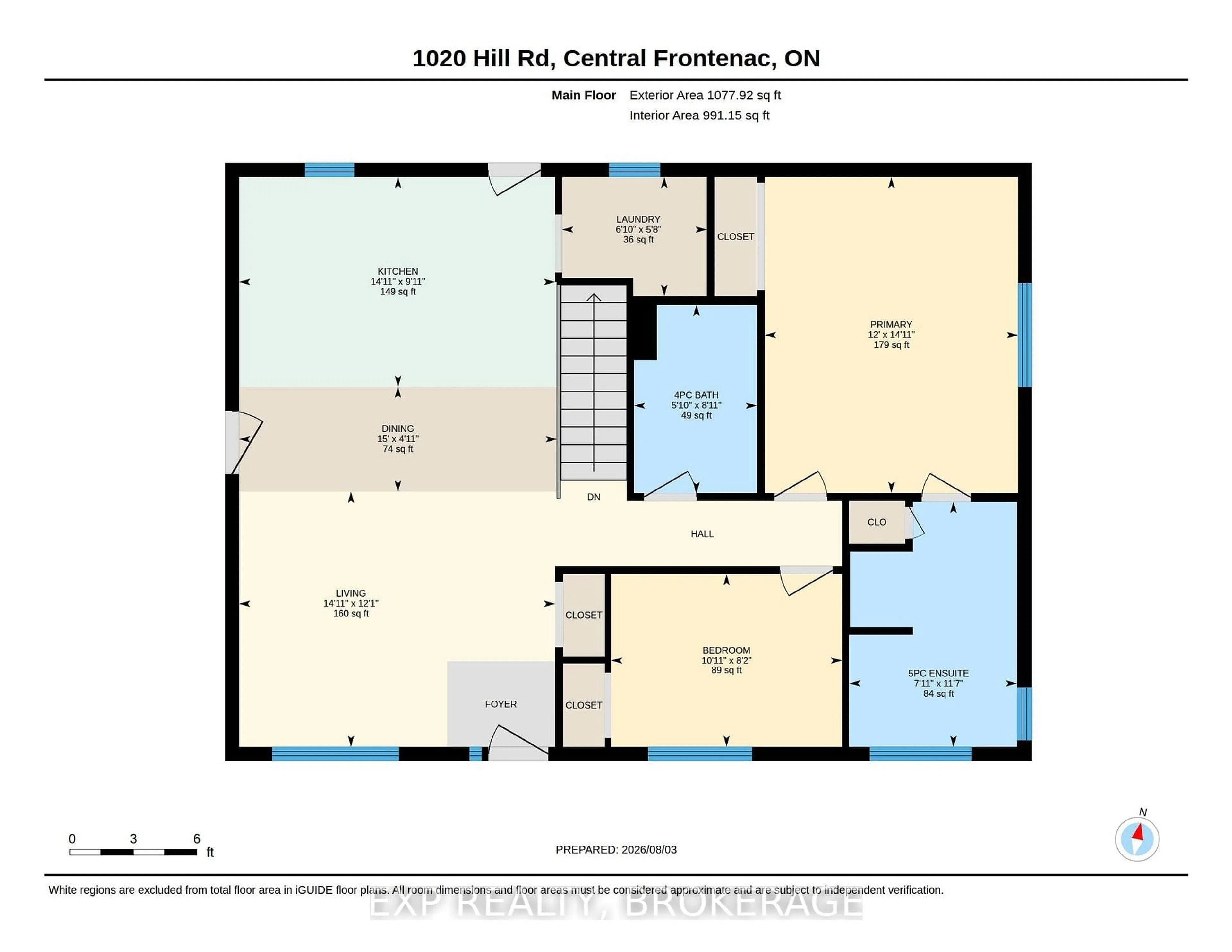 Floor plan for 1020 HILL Rd, Godfrey Ontario K0H 1T0