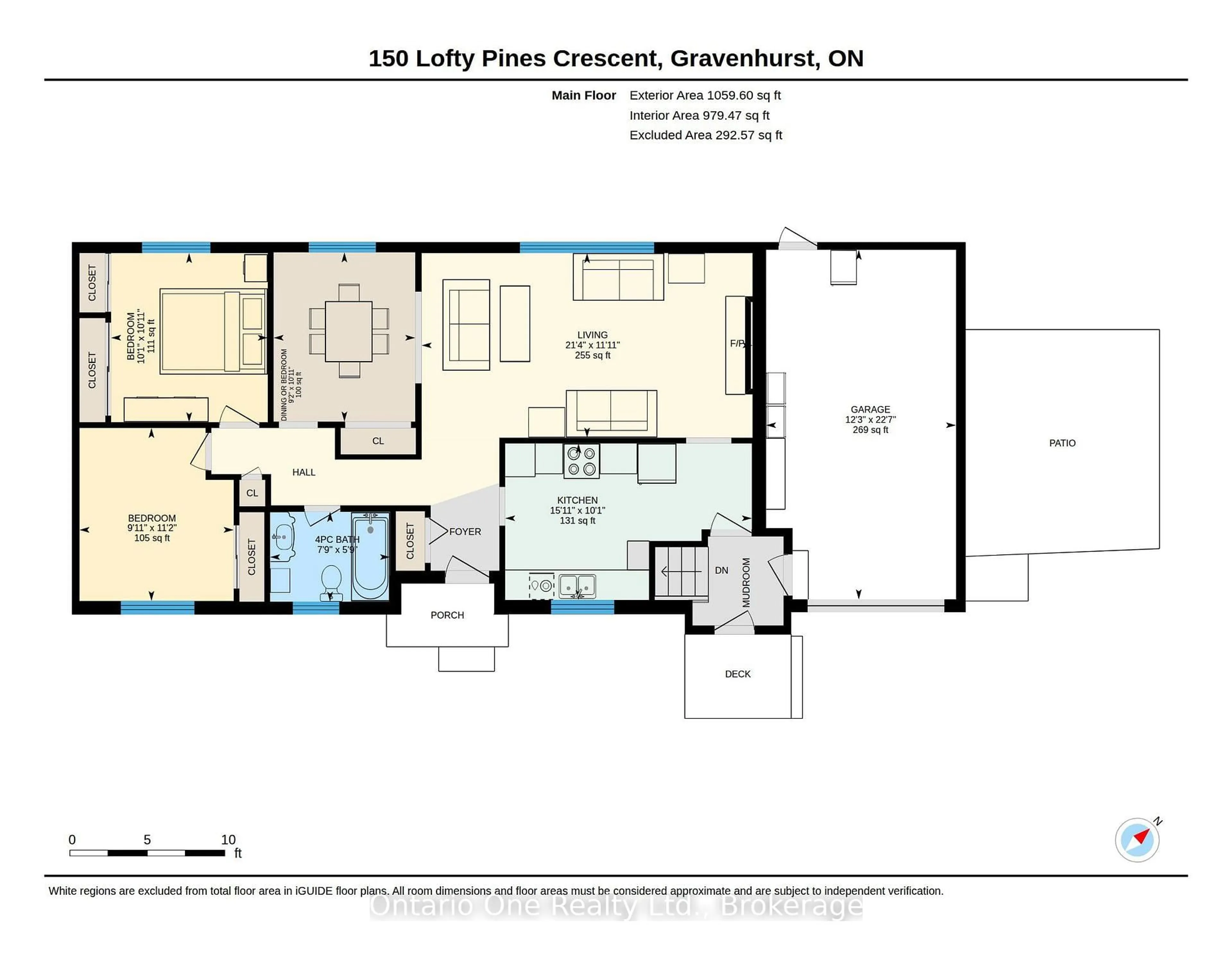 Floor plan for 150 Lofty Pines Cres, Gravenhurst Ontario P1P 1M6