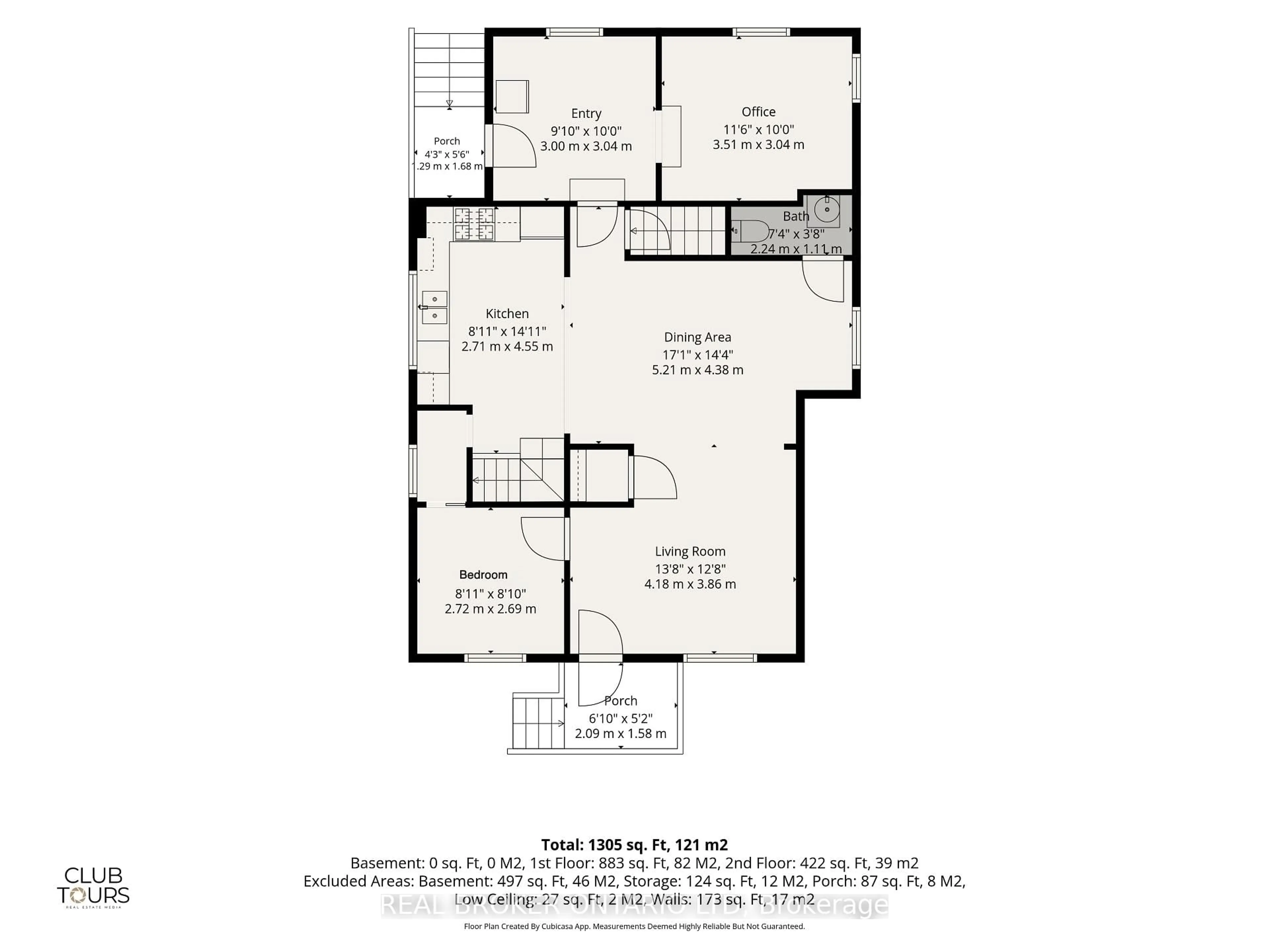 Floor plan for 18 Mount Pleasant Ave, London North Ontario N6H 1C9