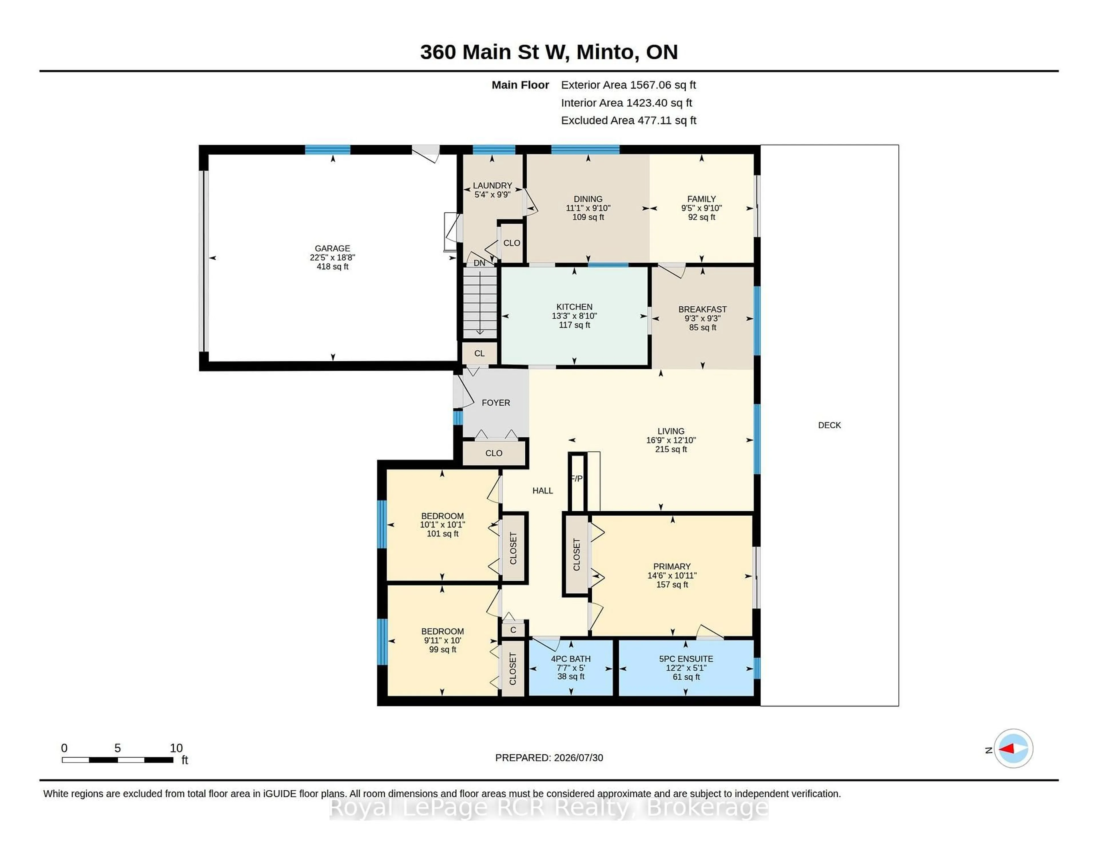 Floor plan for 360 Main St, Minto Ontario N0G 2P0
