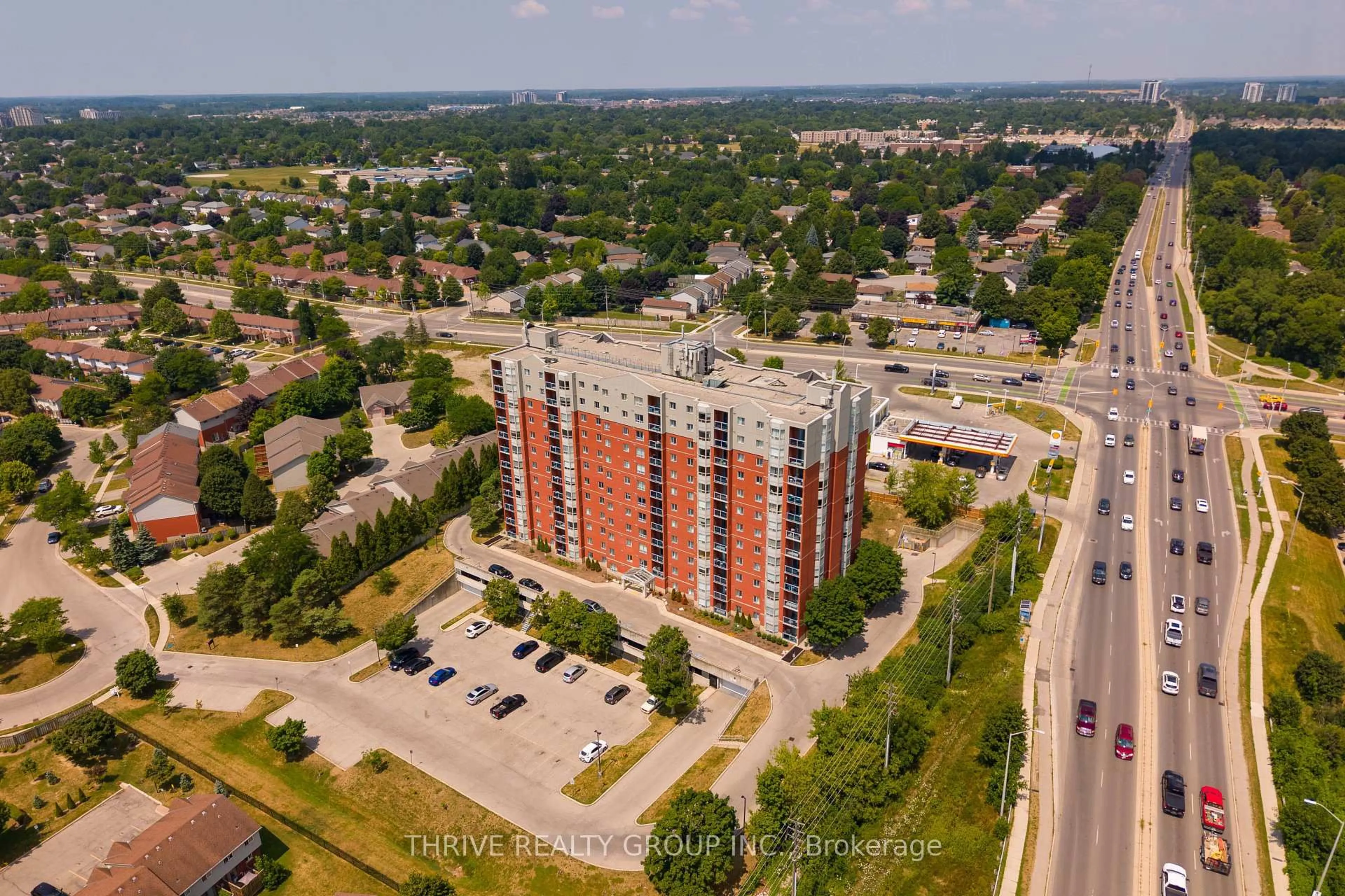 A pic from outside/outdoor area/front of a property/back of a property/a pic from drone, building for 30 Chapman Crt #507, London North Ontario N6G 4Y4