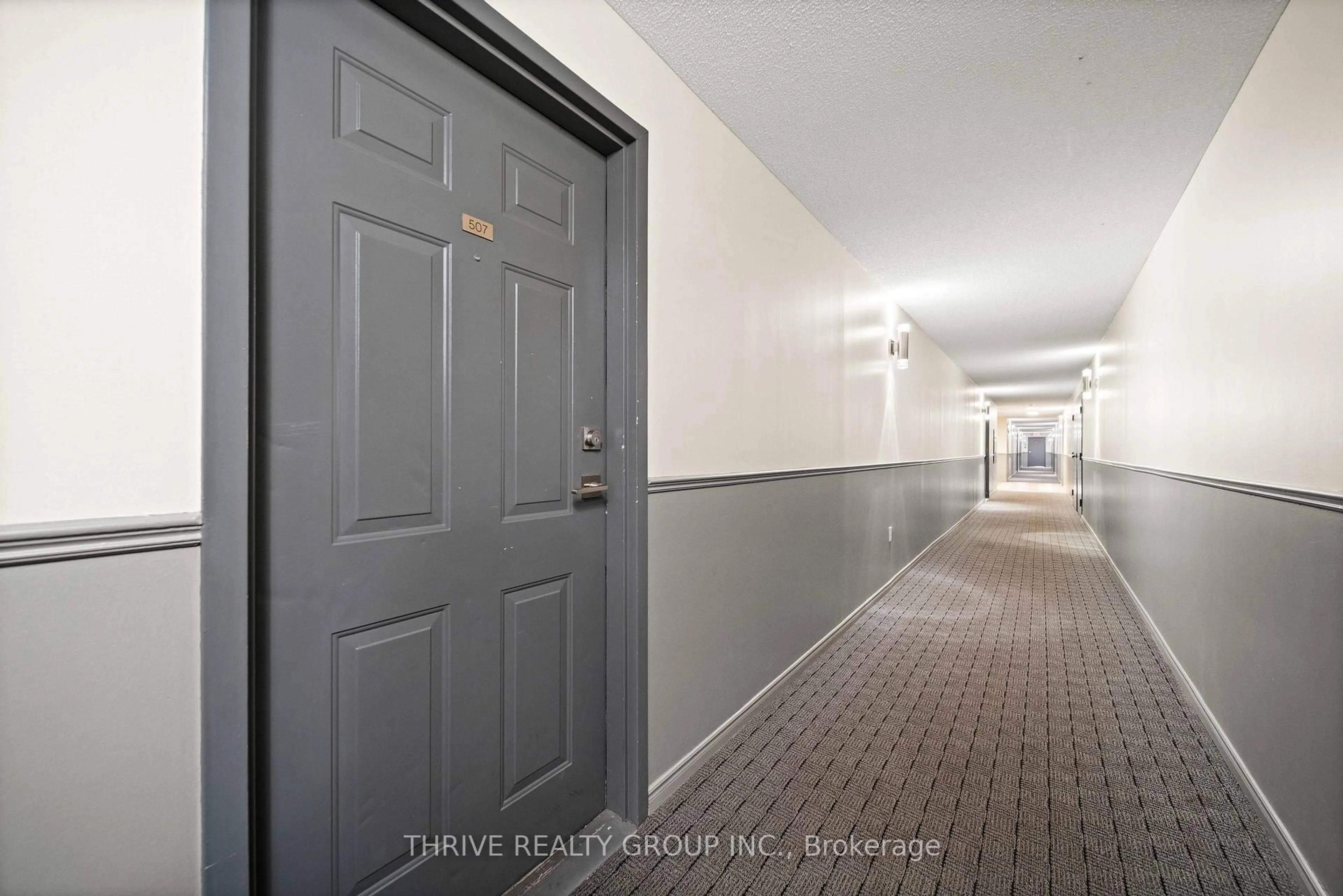Indoor foyer for 30 Chapman Crt #507, London North Ontario N6G 4Y4