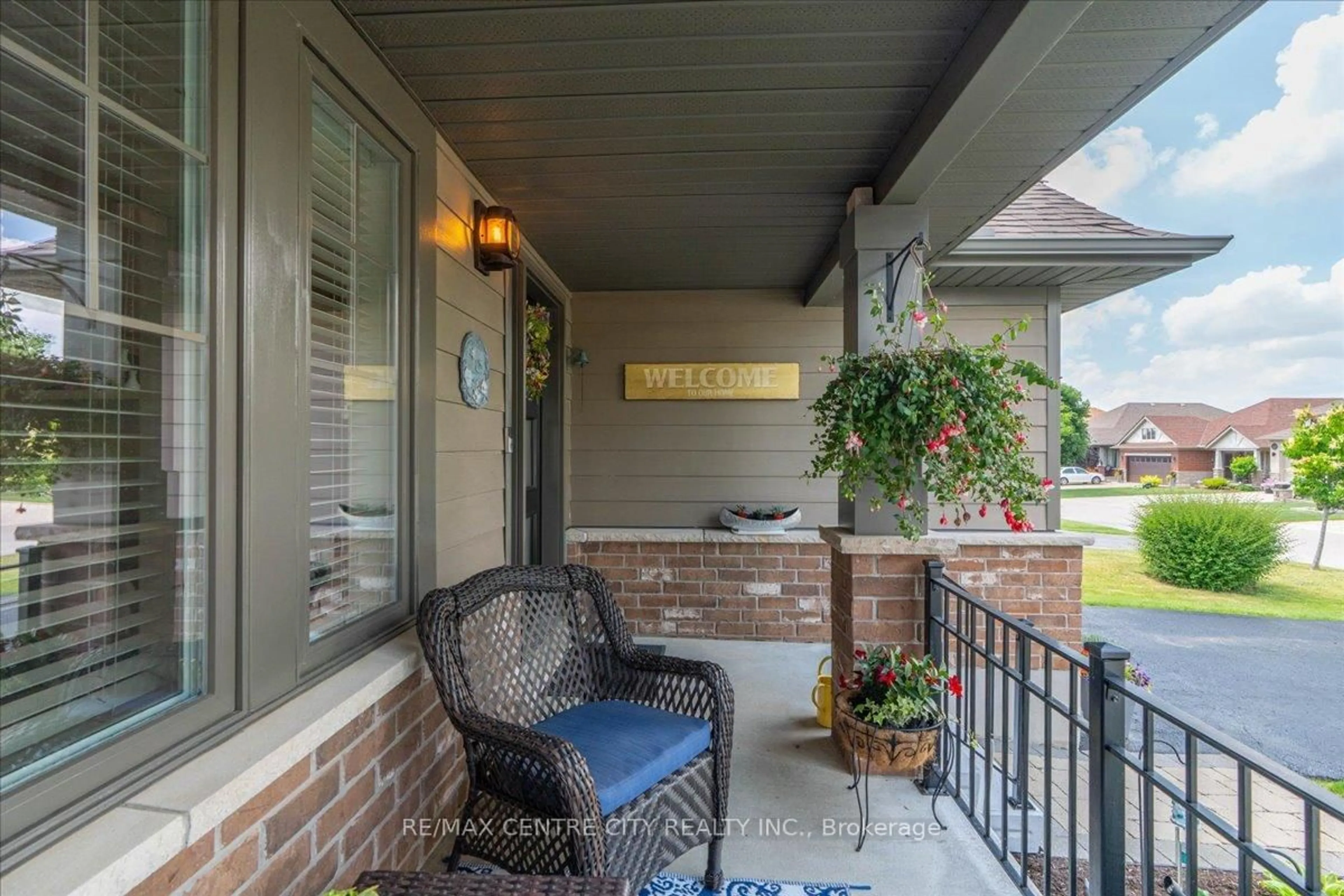 Patio, street for 2 Cherry Blossom Lane, St. Thomas Ontario N5R 1L2