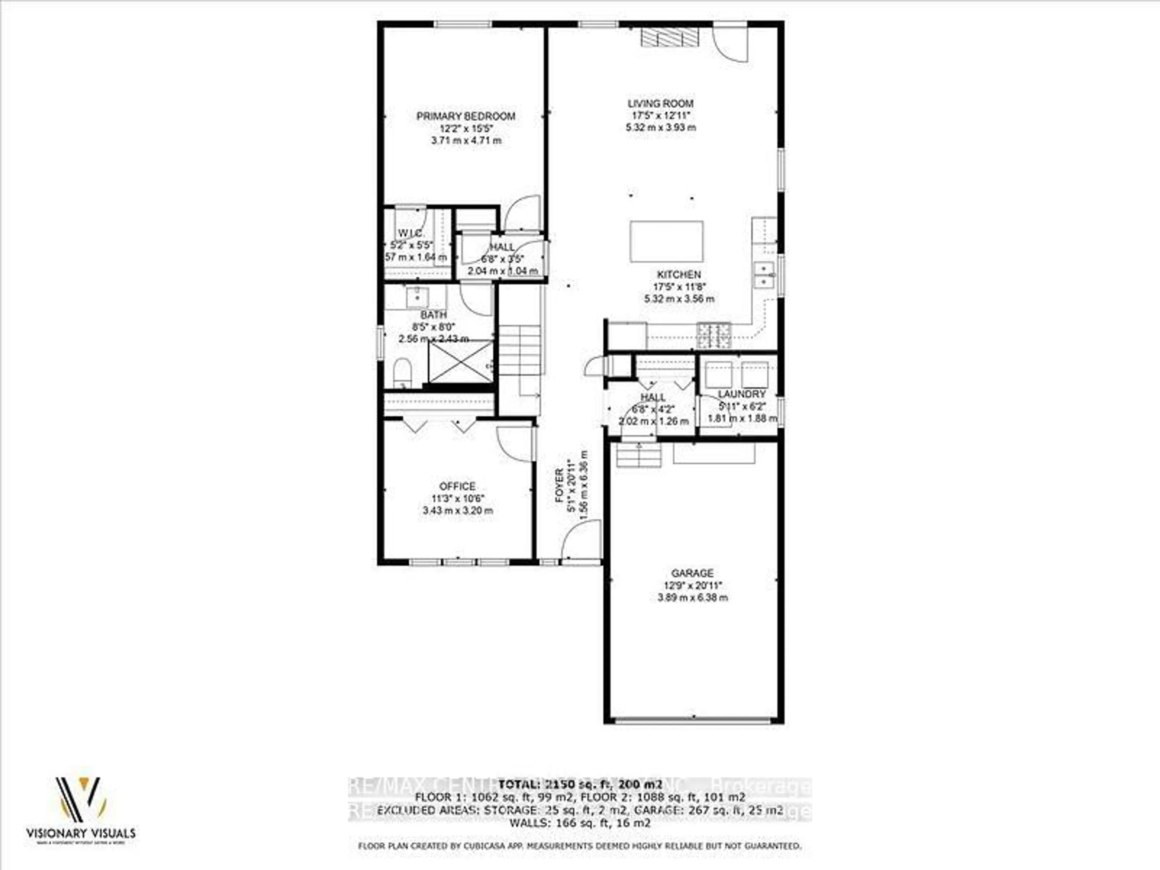 Floor plan for 2 Cherry Blossom Lane, St. Thomas Ontario N5R 1L2