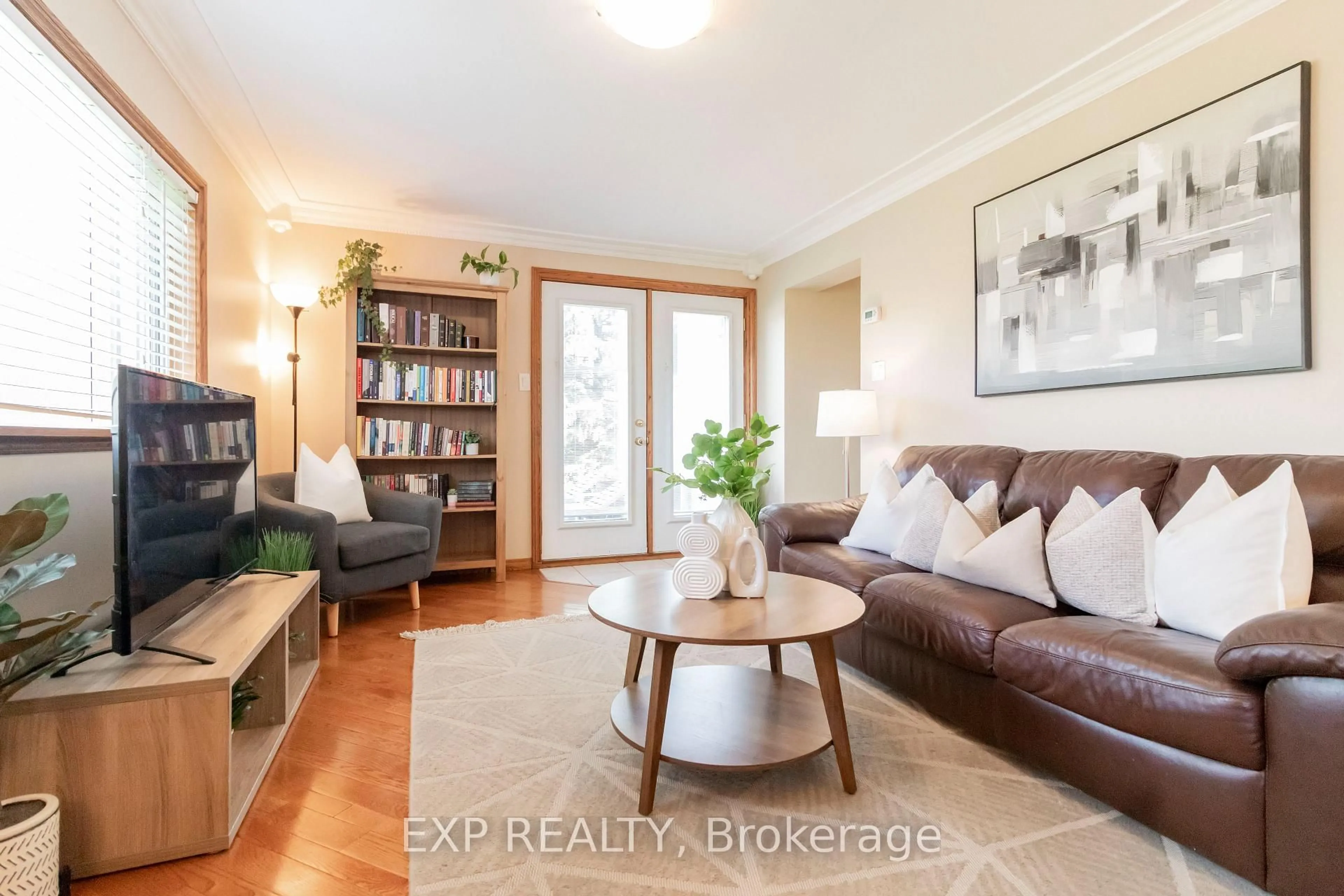 Living room with furniture, wood/laminate floor for 3988 Galt St, Perth East Ontario N0B 2P0