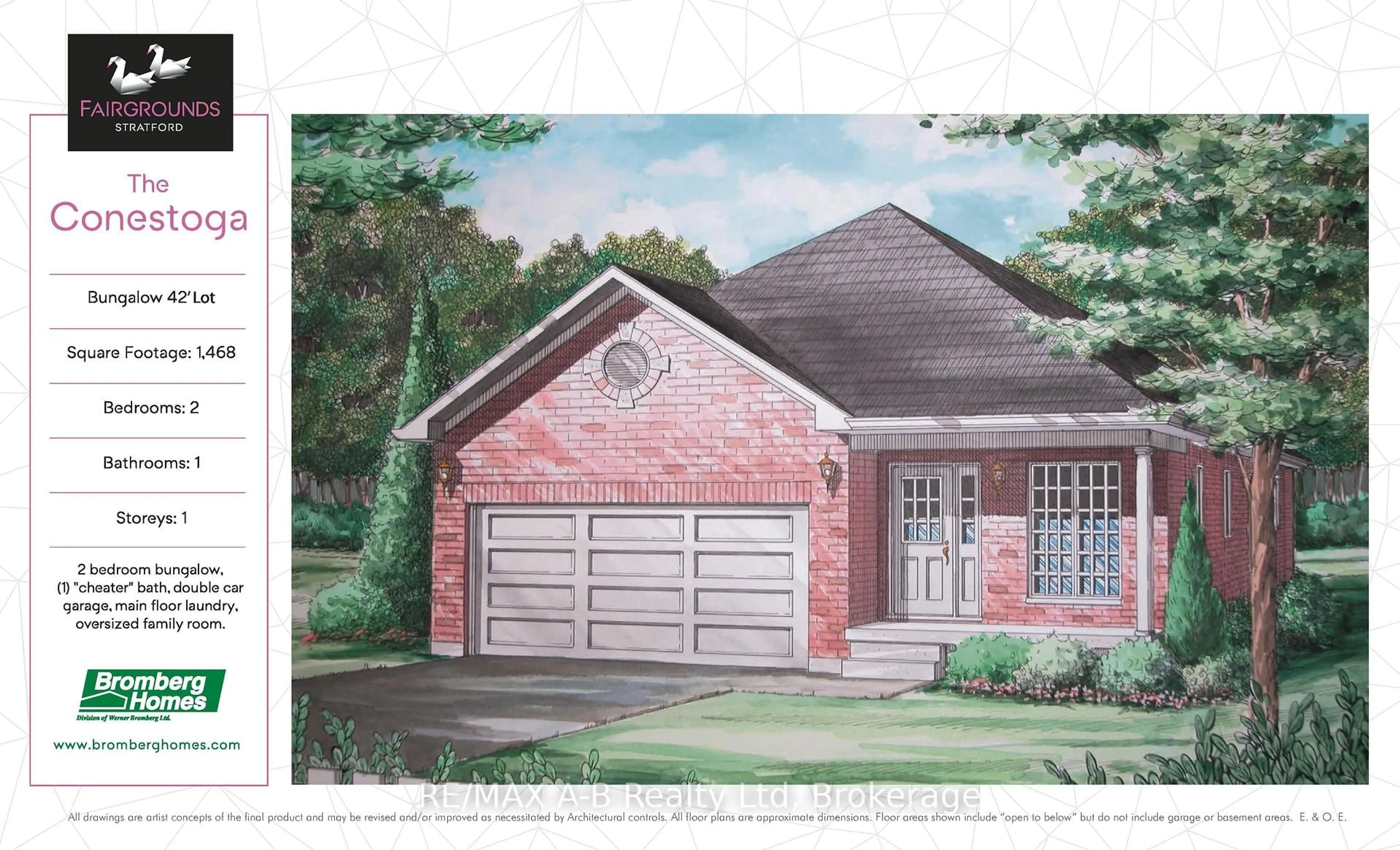 Home with brick exterior material, street for 133 Fergusson Way, Stratford Ontario N5A 0M7