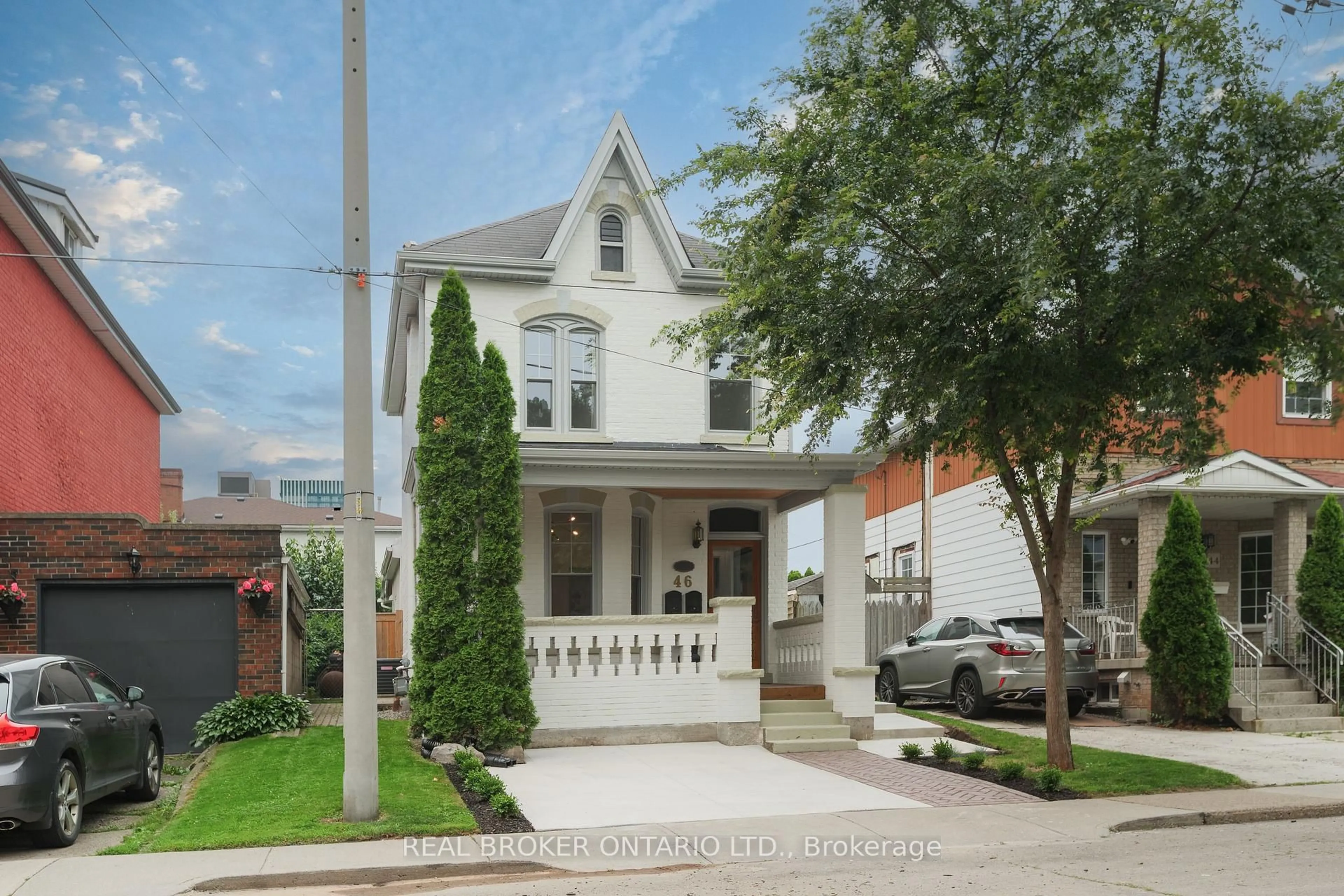Home with brick exterior material, street for 46 Murray St, Hamilton Ontario L8L 3E9