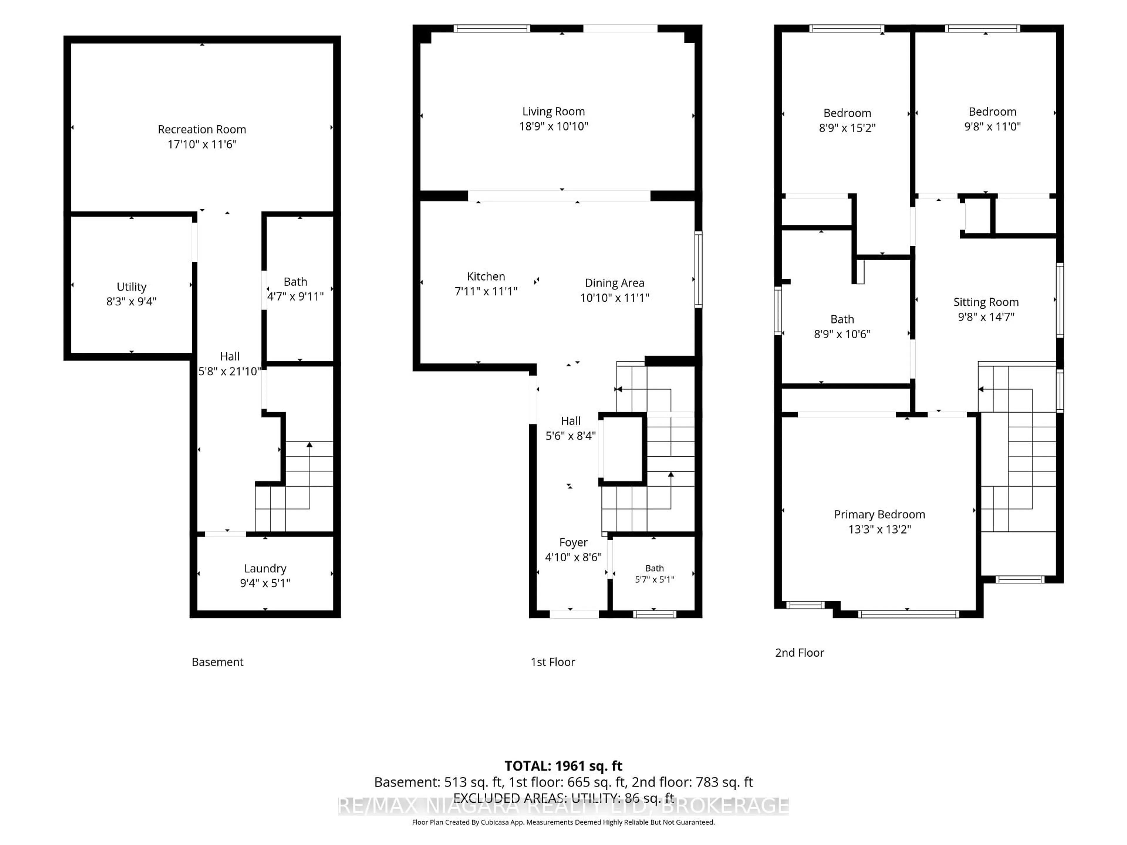 Floor plan for 6610 Mary Dr, Niagara Falls Ontario L2H 0B5