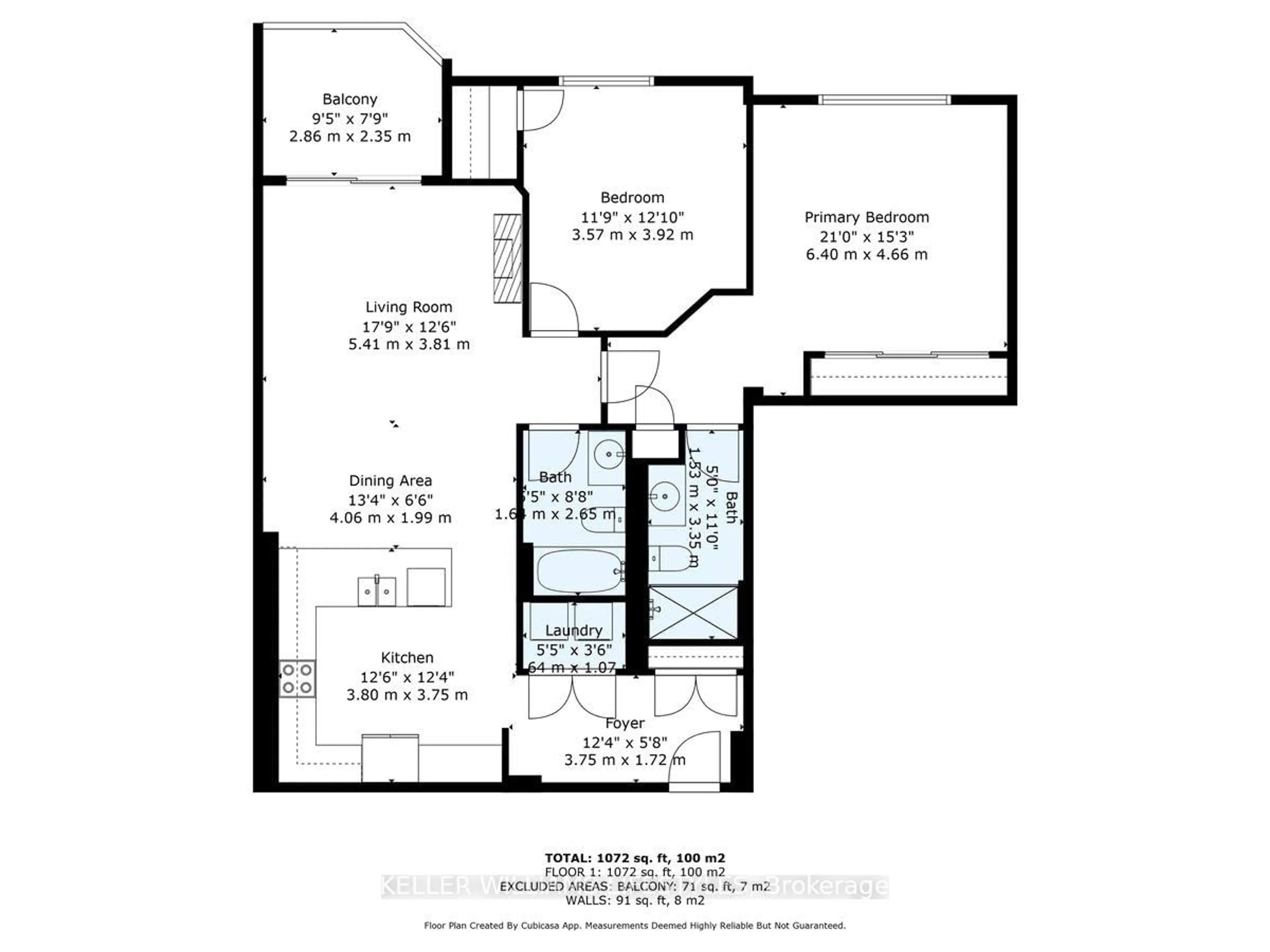 Floor plan for 330 Ridout St #1902, London East Ontario N6C 3Z3
