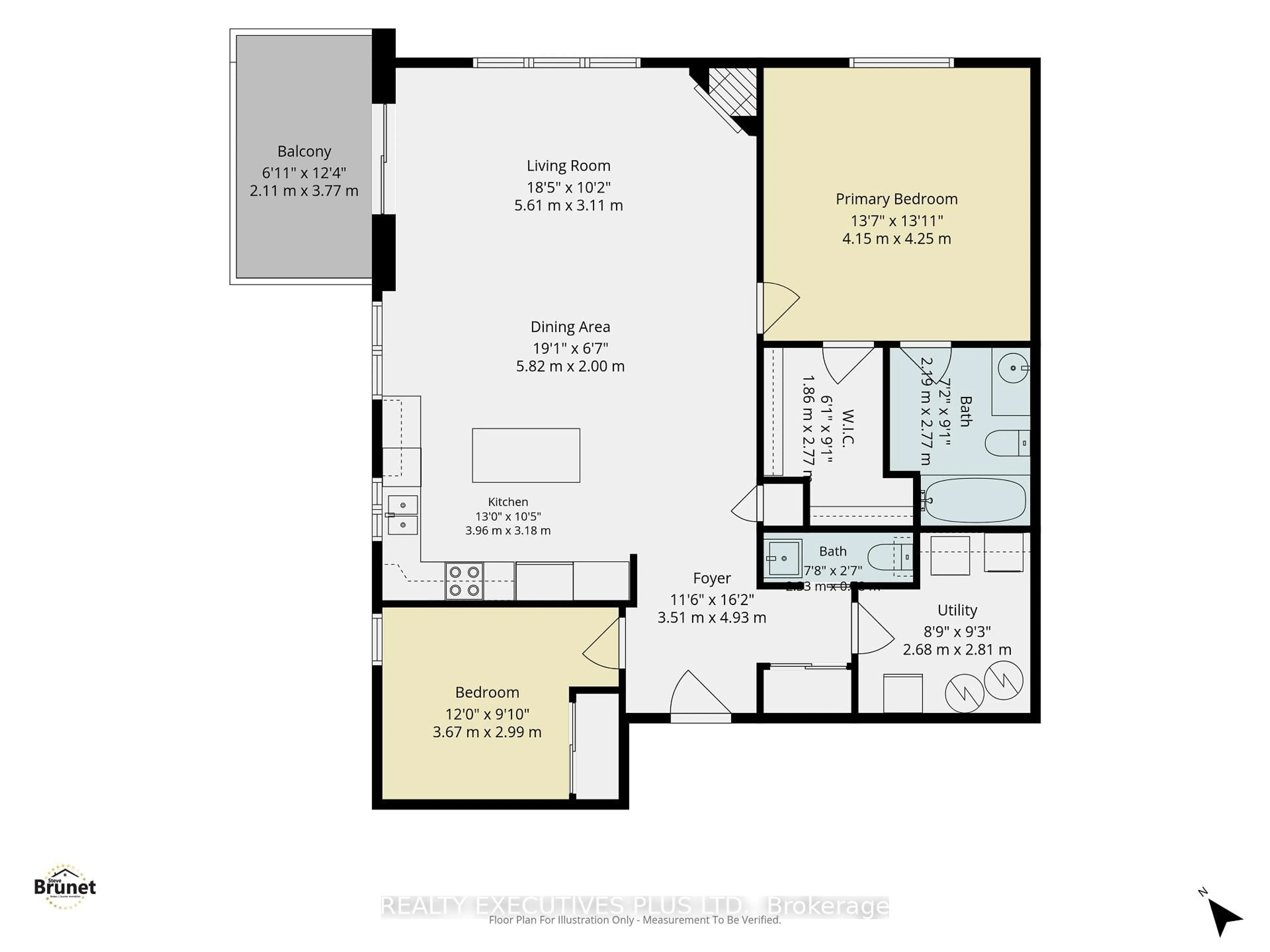 Floor plan for 2376 Albert St #103, Clarence-Rockland Ontario K4K 0C5