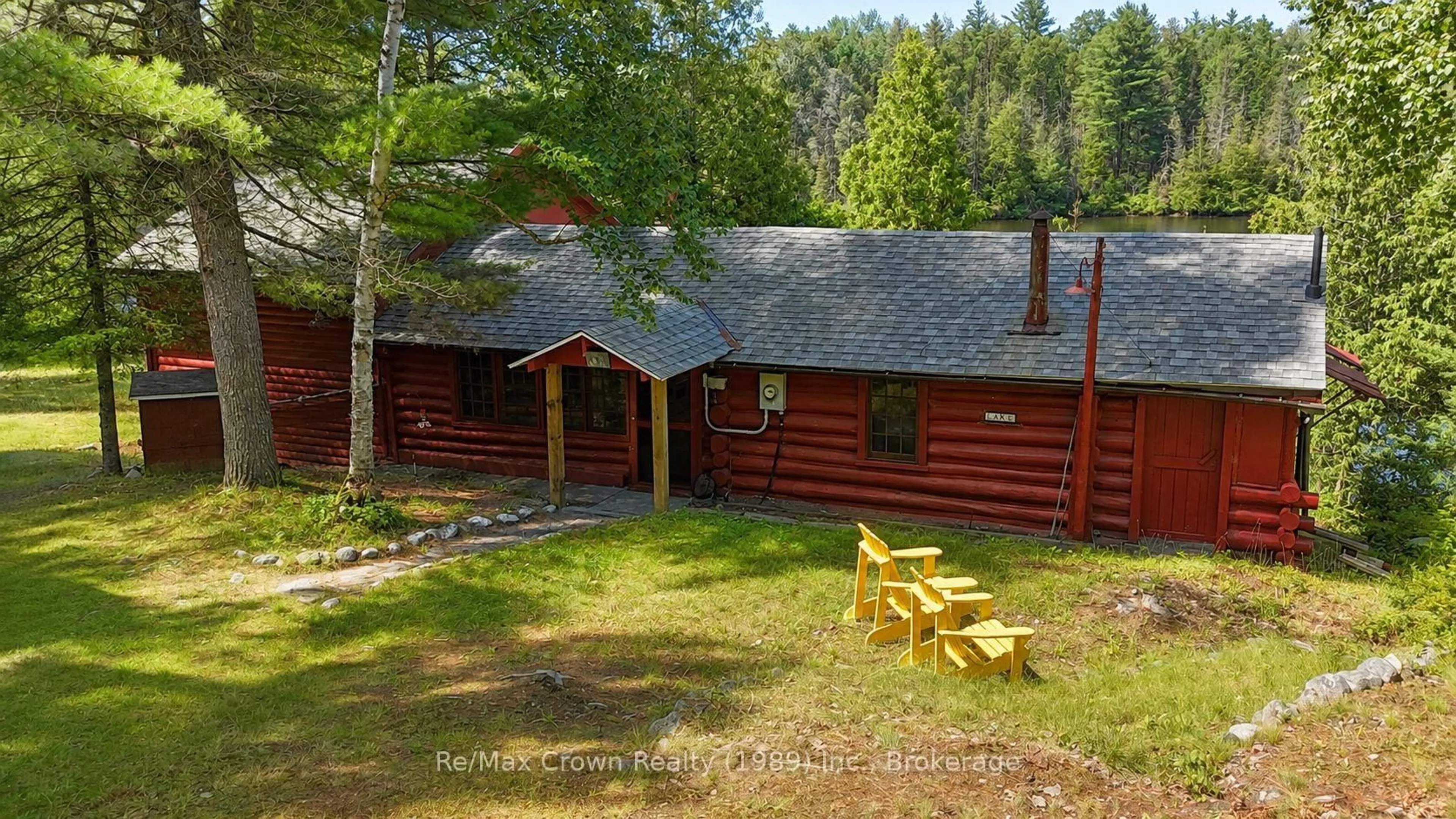 A pic from outside/outdoor area/front of a property/back of a property/a pic from drone, unknown for 32 Arnold Dr, Unorganized Townships Ontario P0H 2K0