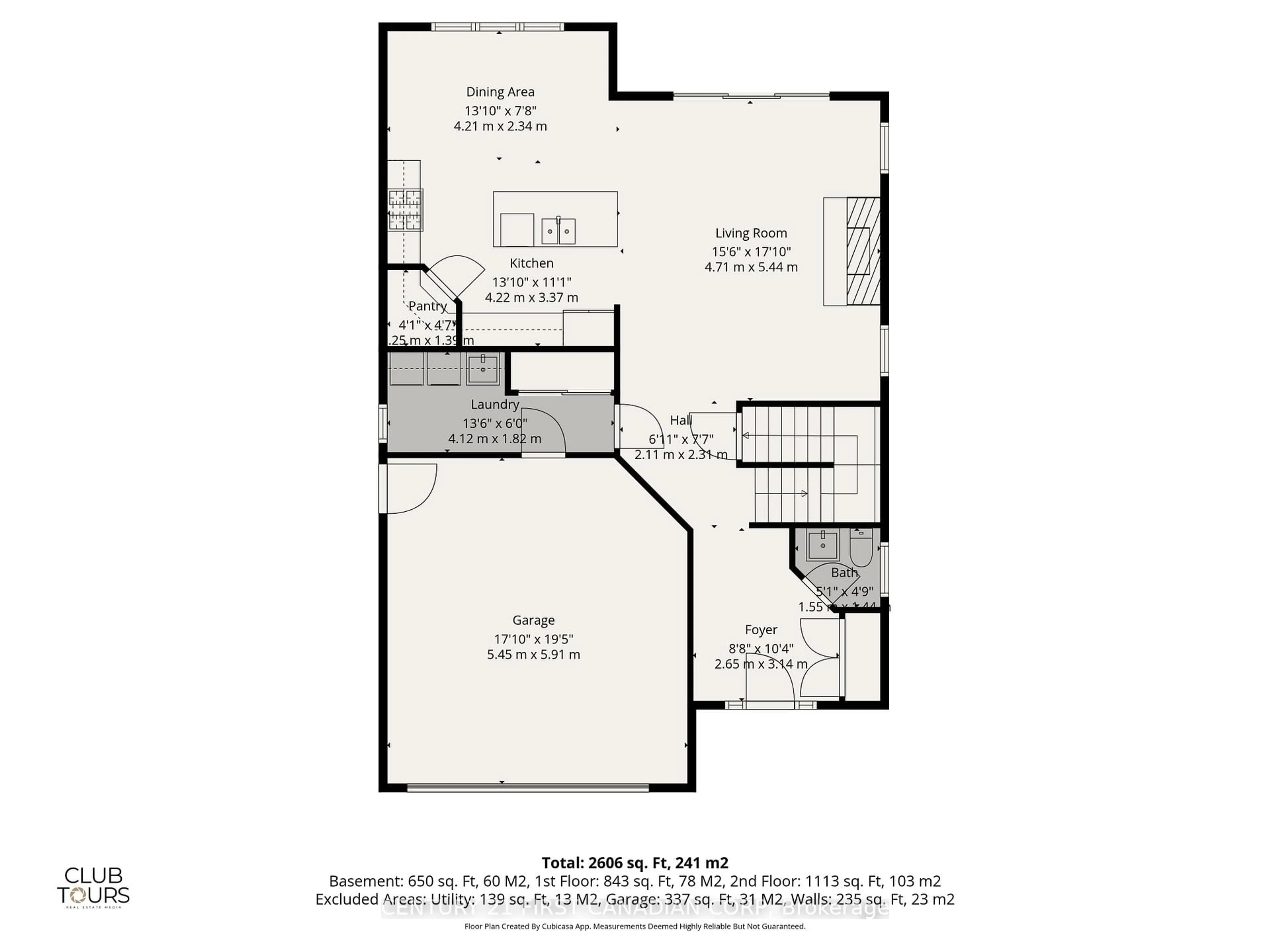Floor plan for 1485 Riverbend Rd, London South Ontario N6K 0E7