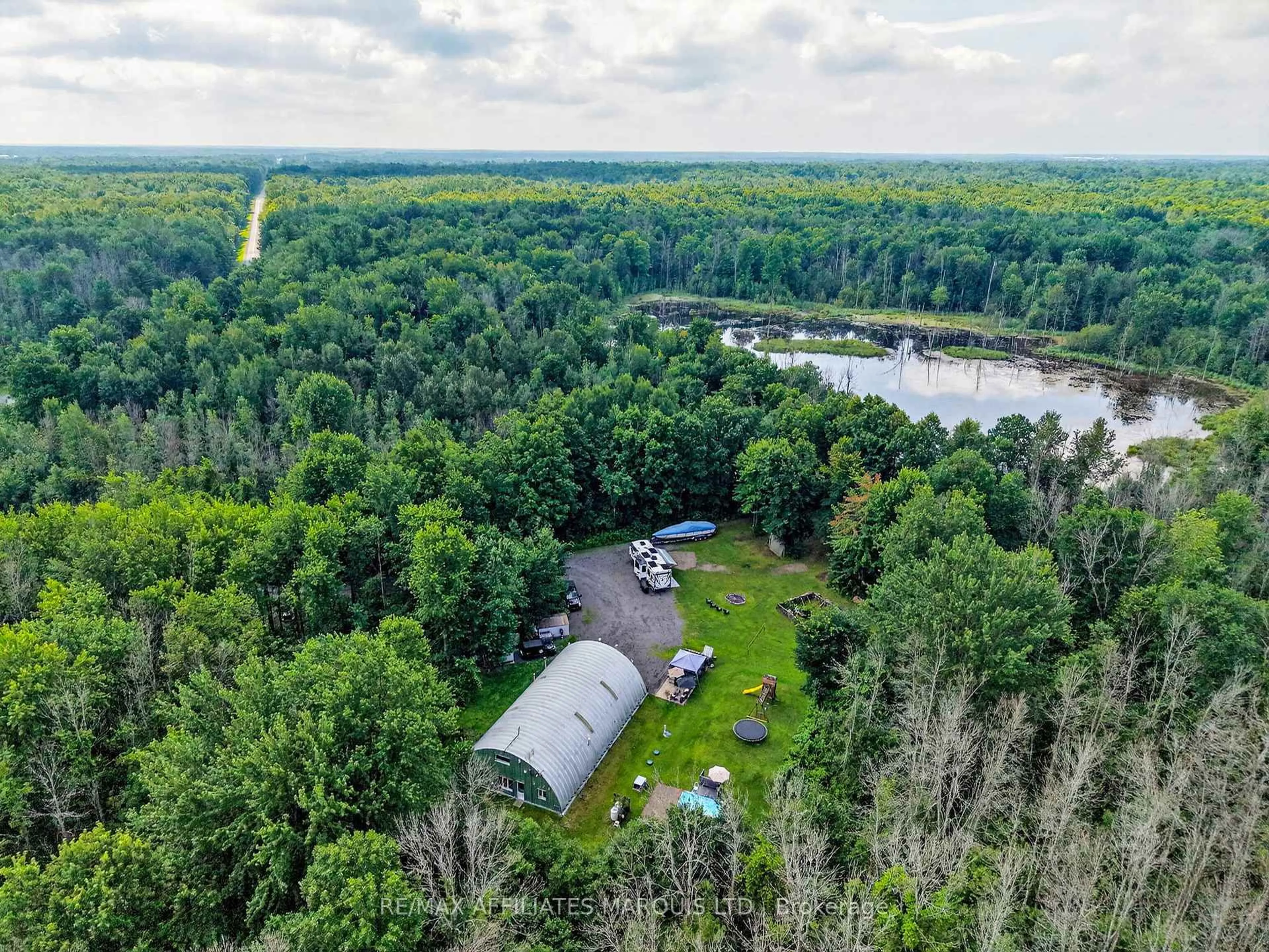 A pic from outside/outdoor area/front of a property/back of a property/a pic from drone, water/lake/river/ocean view for 2512 COUNTY ROAD 30 Rd, North Glengarry Ontario K0C 1A0