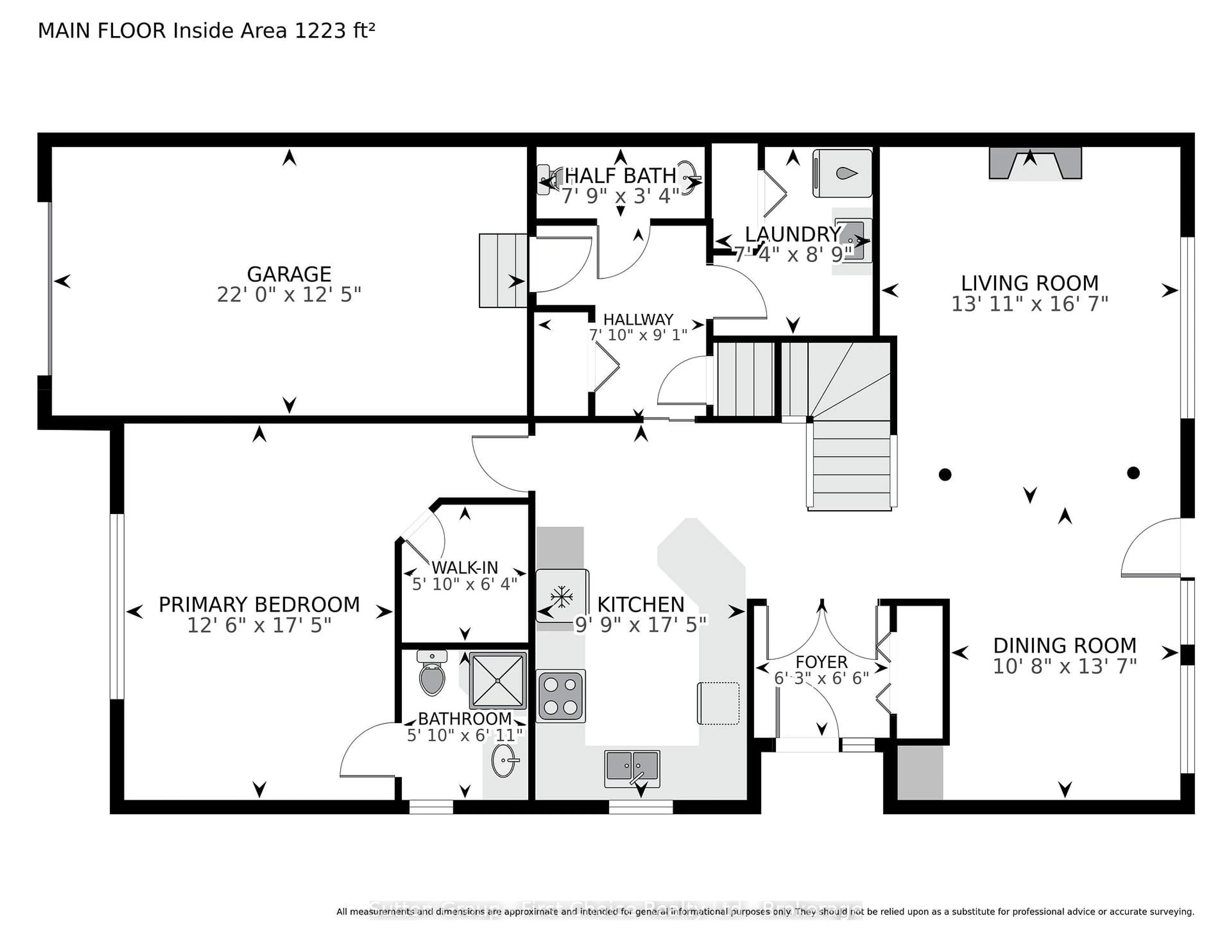 Floor plan for 123 Long Dr, Stratford Ontario N5A 7Y9