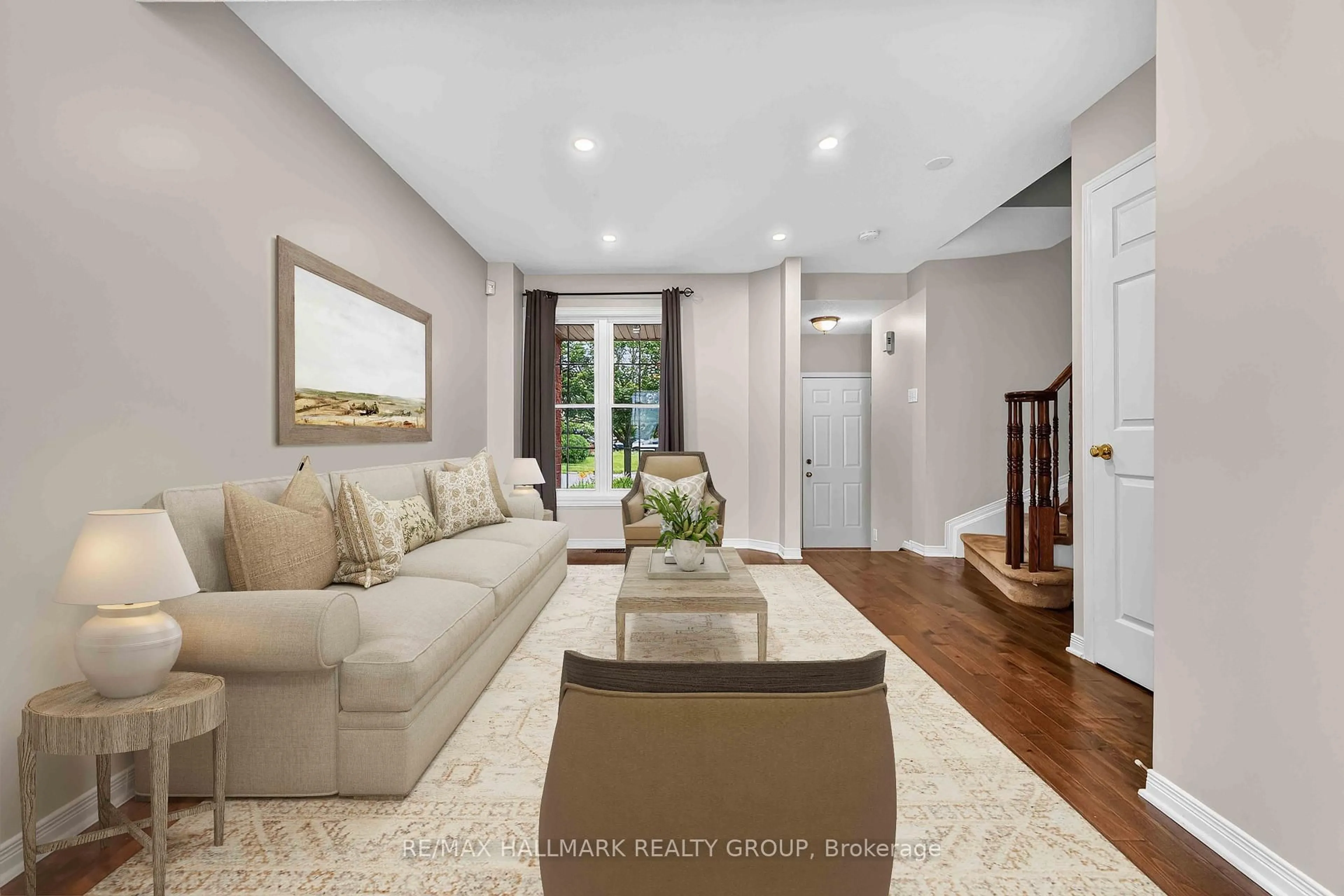 Living room with furniture, unknown for 16 Central Park Dr, Ottawa Ontario K2C 3Z9