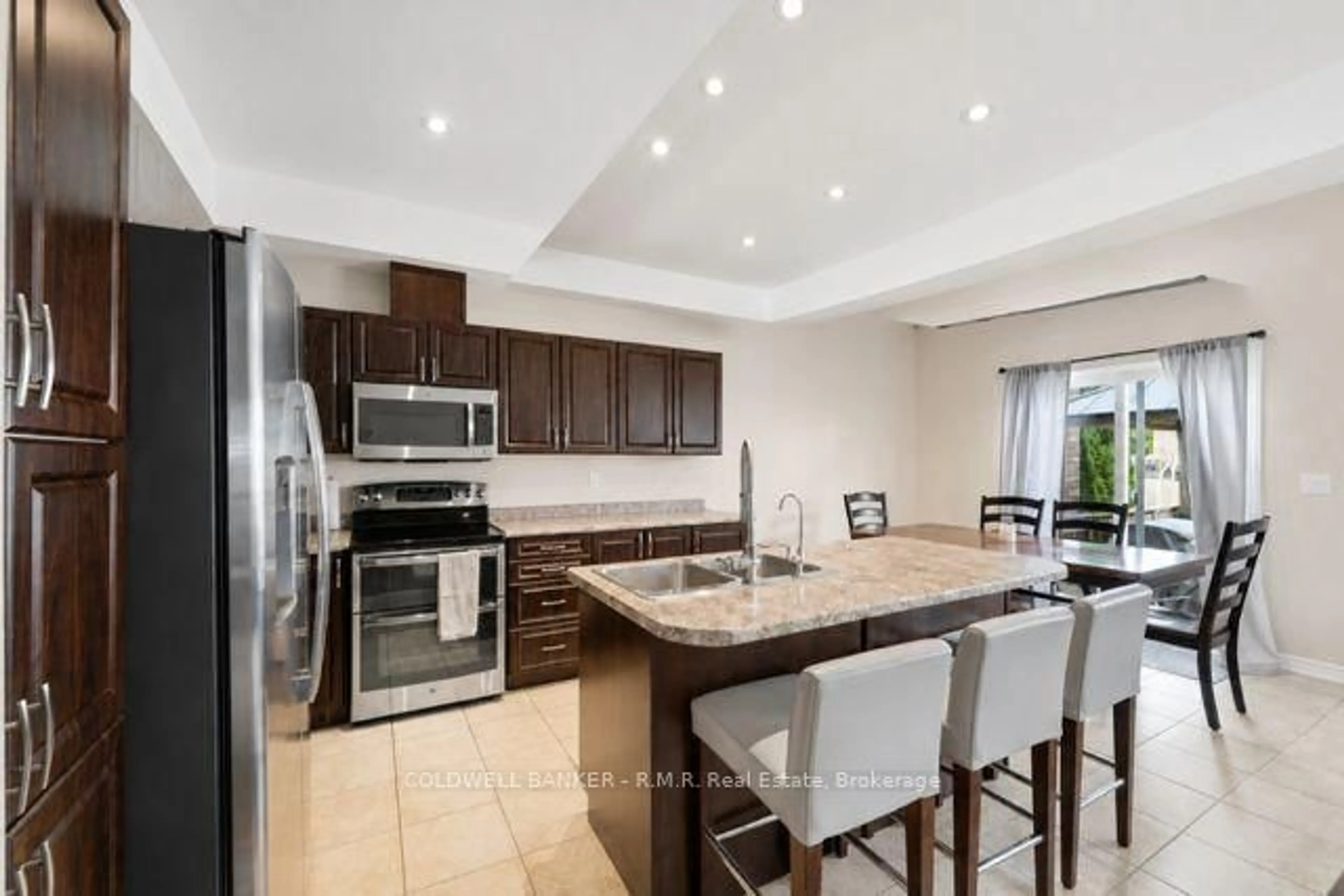 Open concept kitchen, ceramic/tile floor for 283 Rollings St, Cobourg Ontario K9A 0G8