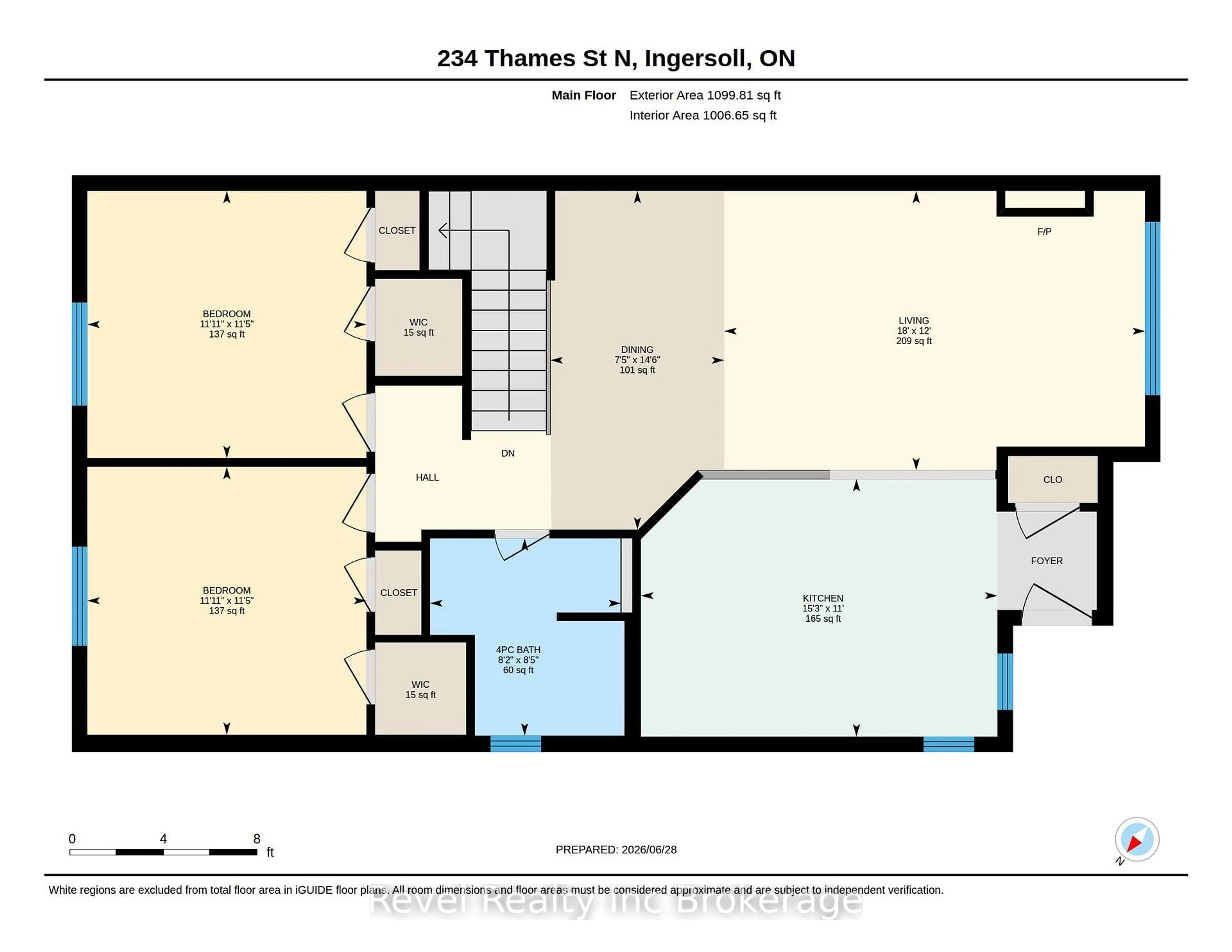 Floor plan for 234 Thames St, Ingersoll Ontario N5C 3E4
