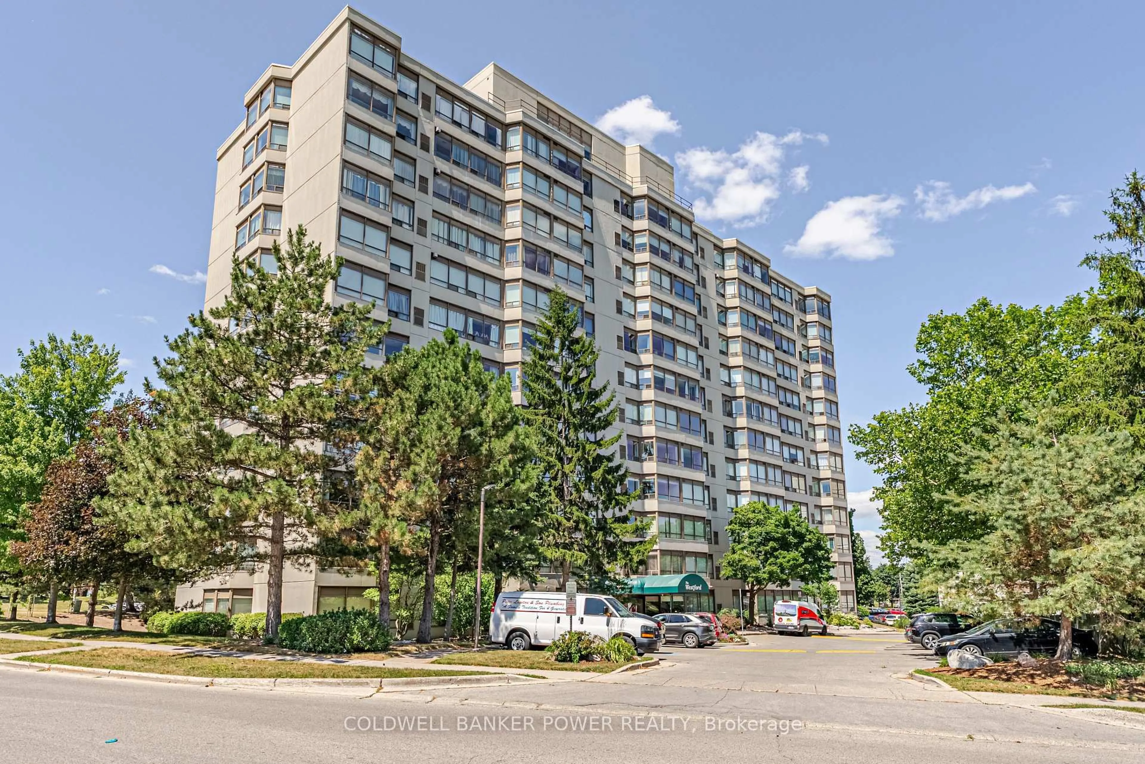 A pic from outside/outdoor area/front of a property/back of a property/a pic from drone, unknown for 744 Wonderland Rd #1006, London South Ontario N6K 4K3