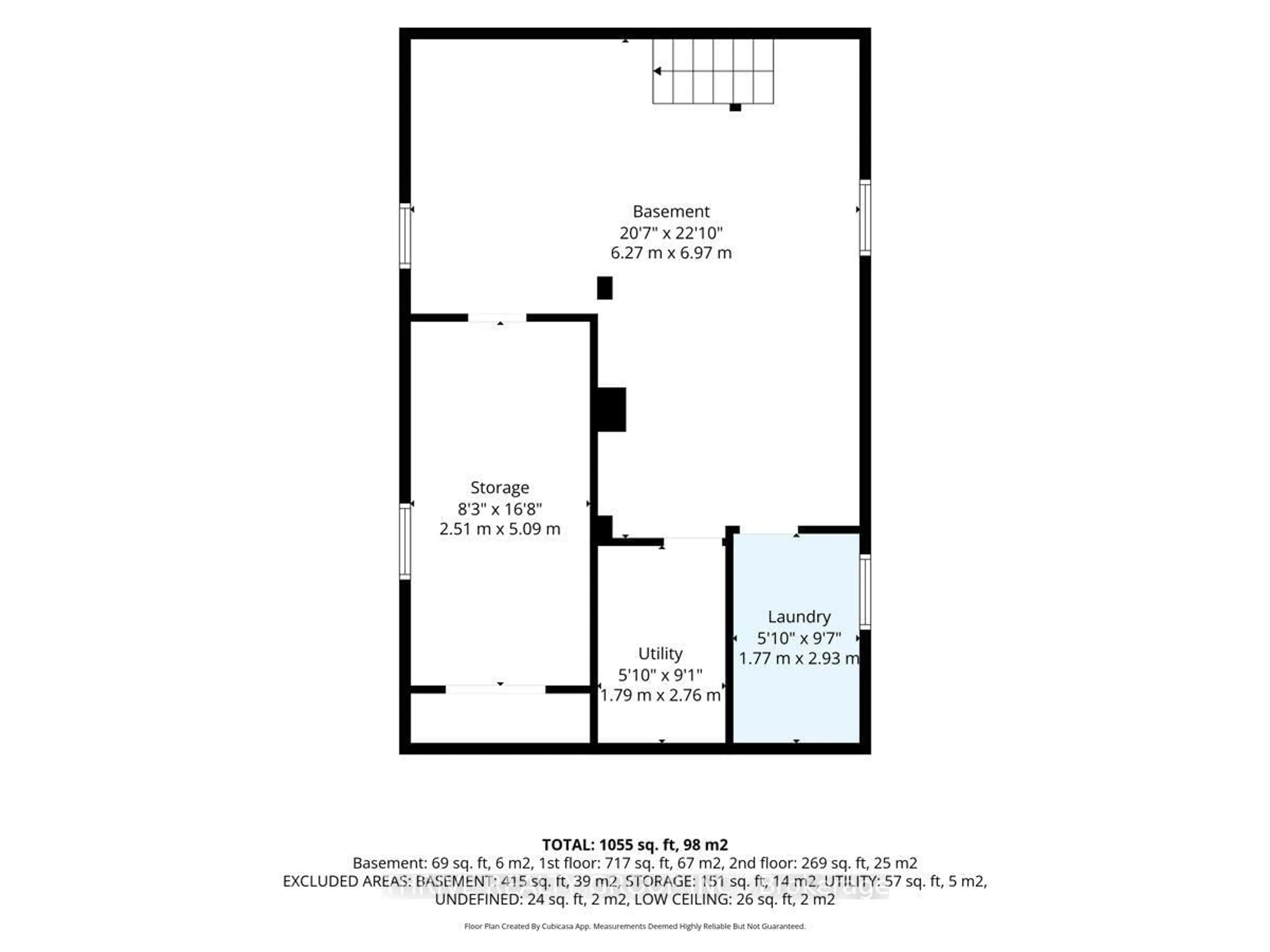 Floor plan for 25 Elm St, London East Ontario N5Z 2K3