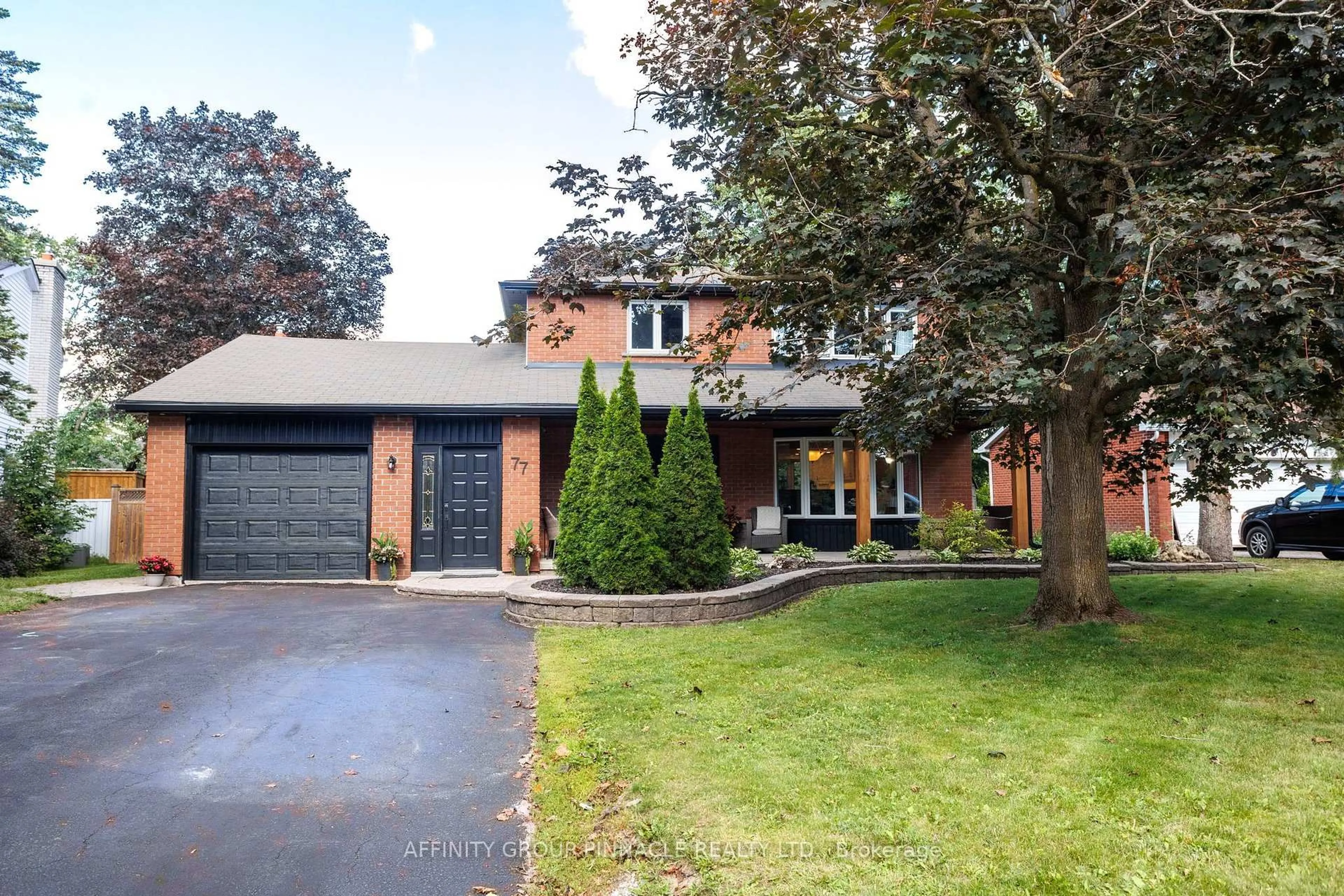 Home with brick exterior material, street for 77 Sanderling Cres, Kawartha Lakes Ontario K9V 4N4